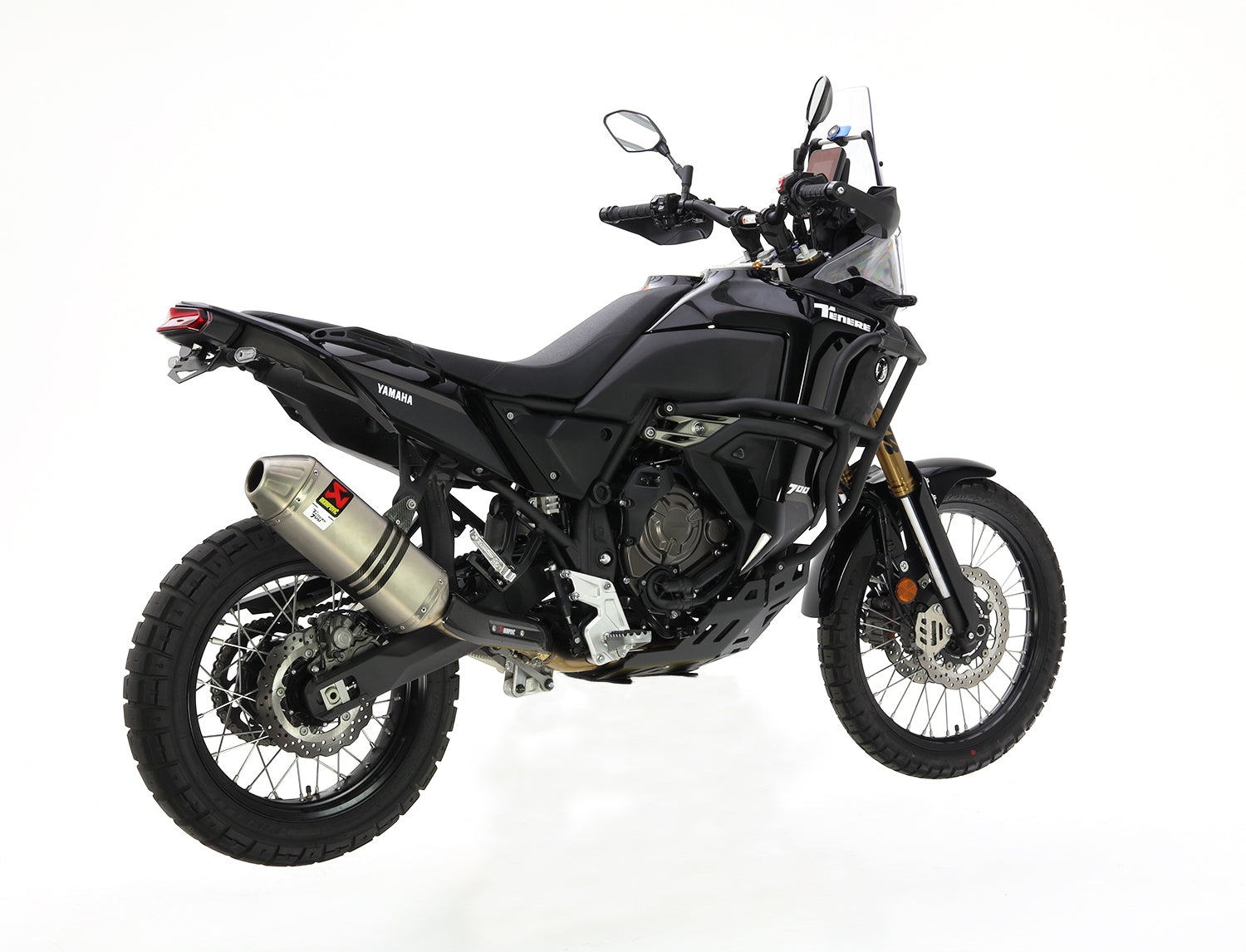 Isotta Aluminium Crash Bars | Black | Tenere 700 World Raid / 700 World Rally -   Pyramid Motorcycle Accessories