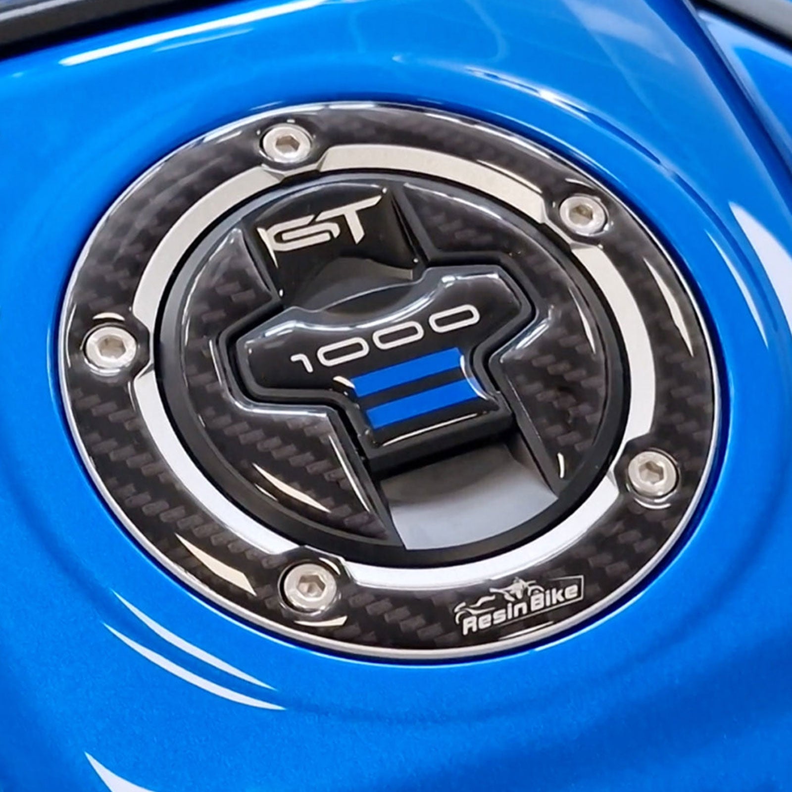 Resin Bike 3D Motorcycle Stickers - Fuel Cap | Suzuki GSX-S1000 GT/GT+ 2022>2025 -   Pyramid Motorcycle Accessories