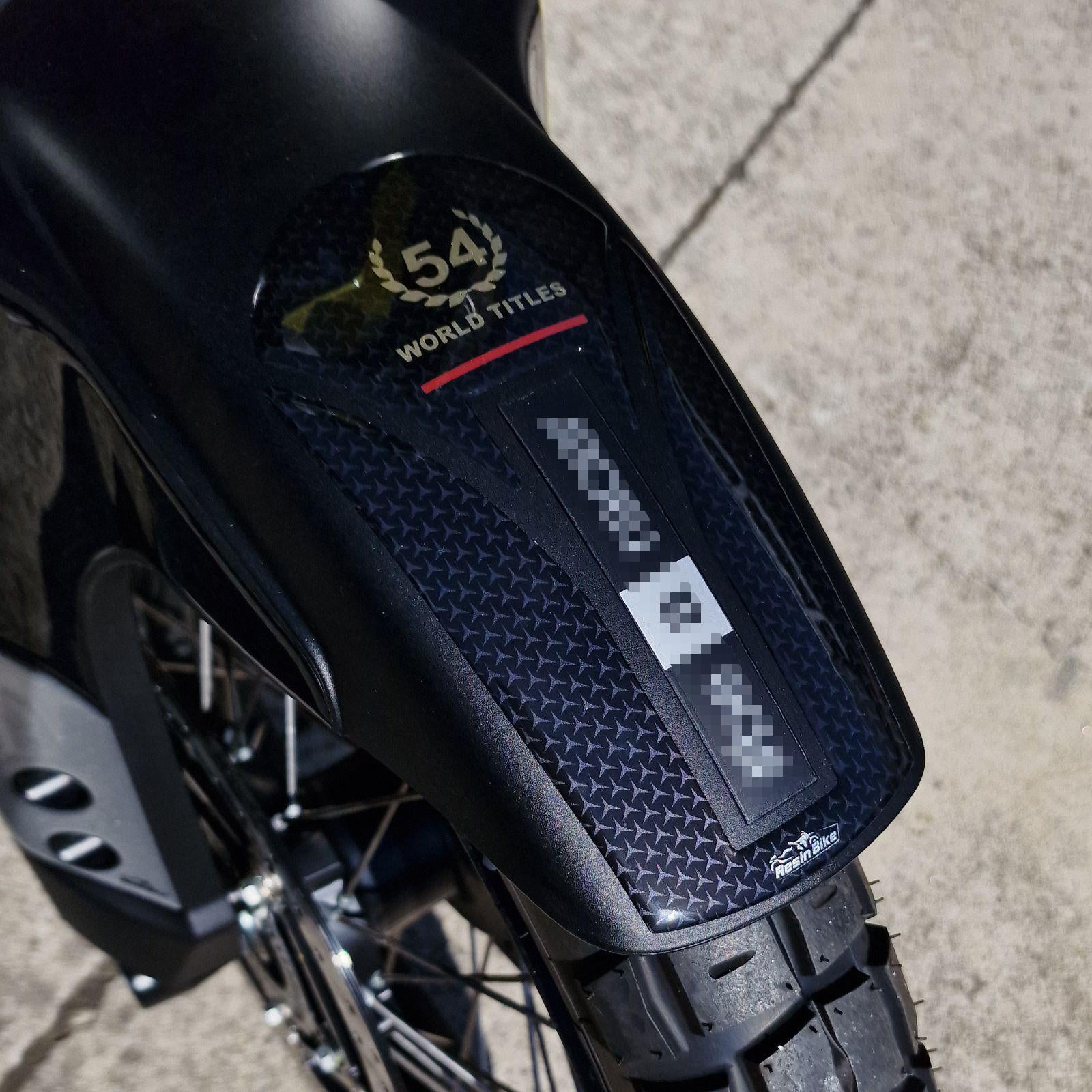 Resin Bike 3D Motorcycle Stickers - Footboard | Aprilia Tuareg 660 2022>2026 -   Pyramid Motorcycle Accessories