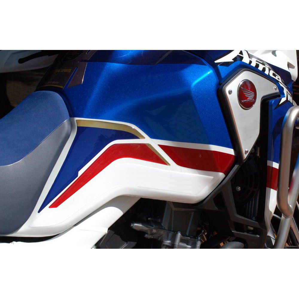 Resin Bike 3D Motorcycle Stickers - Tank Sides | Honda CRF 1000 L Africa Twin 2018>2019 -   Pyramid Motorcycle Accessories