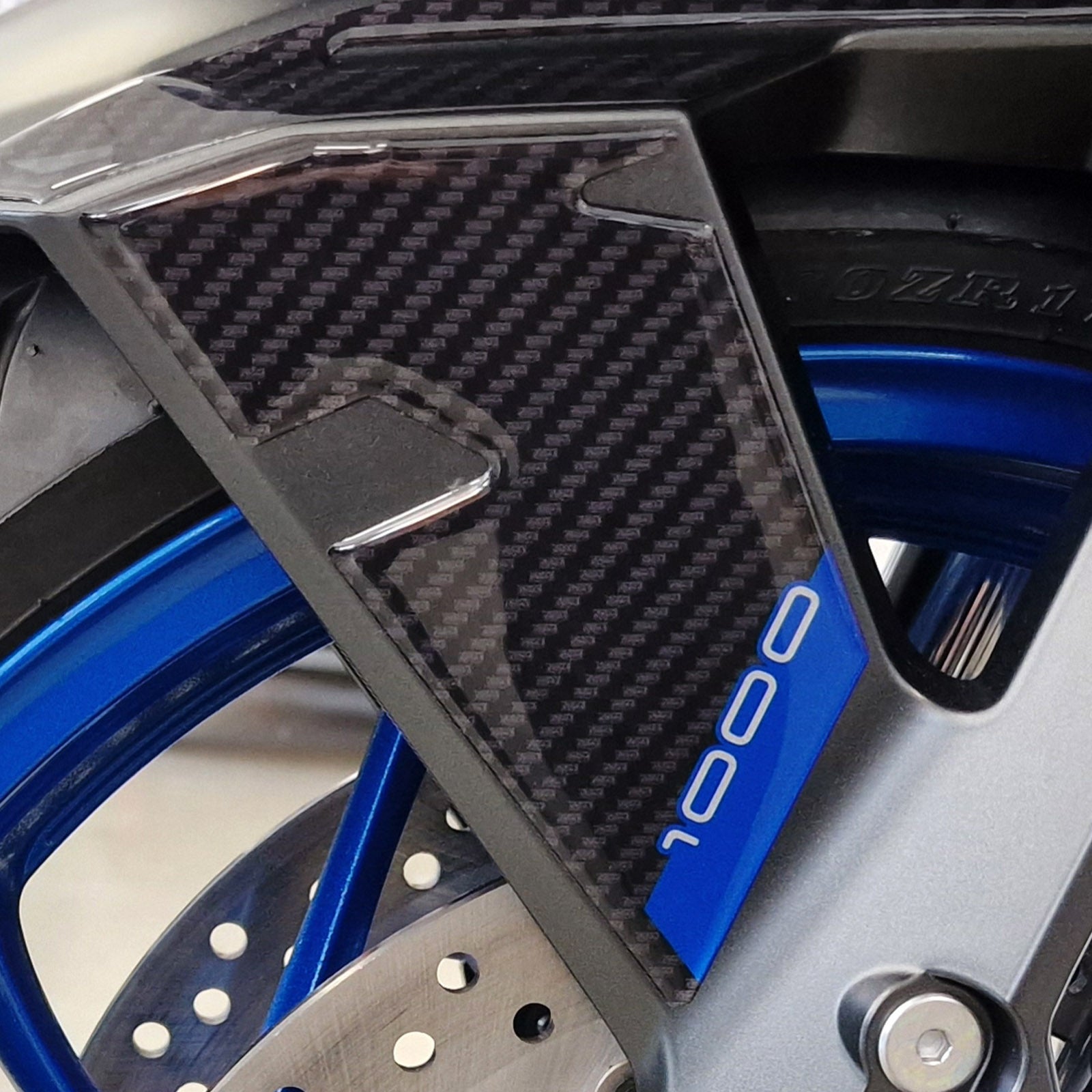 Resin Bike 3D Motorcycle Stickers - Front Fender Sides | Suzuki GSX-S1000 GT/GT+ 2022>2025 -   Pyramid Motorcycle Accessories