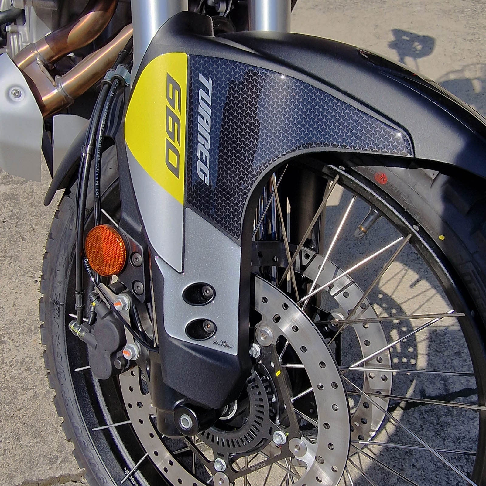 Resin Bike 3D Motorcycle Stickers - Side Panels | Aprilia Tuareg 660 2022>2026 -   Pyramid Motorcycle Accessories