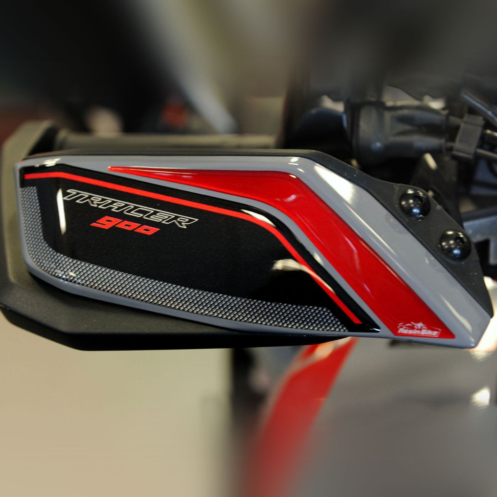 Resin Bike 3D Motorcycle Stickers - Handguards | Yamaha Tracer 900 2018>Current -   Pyramid Motorcycle Accessories