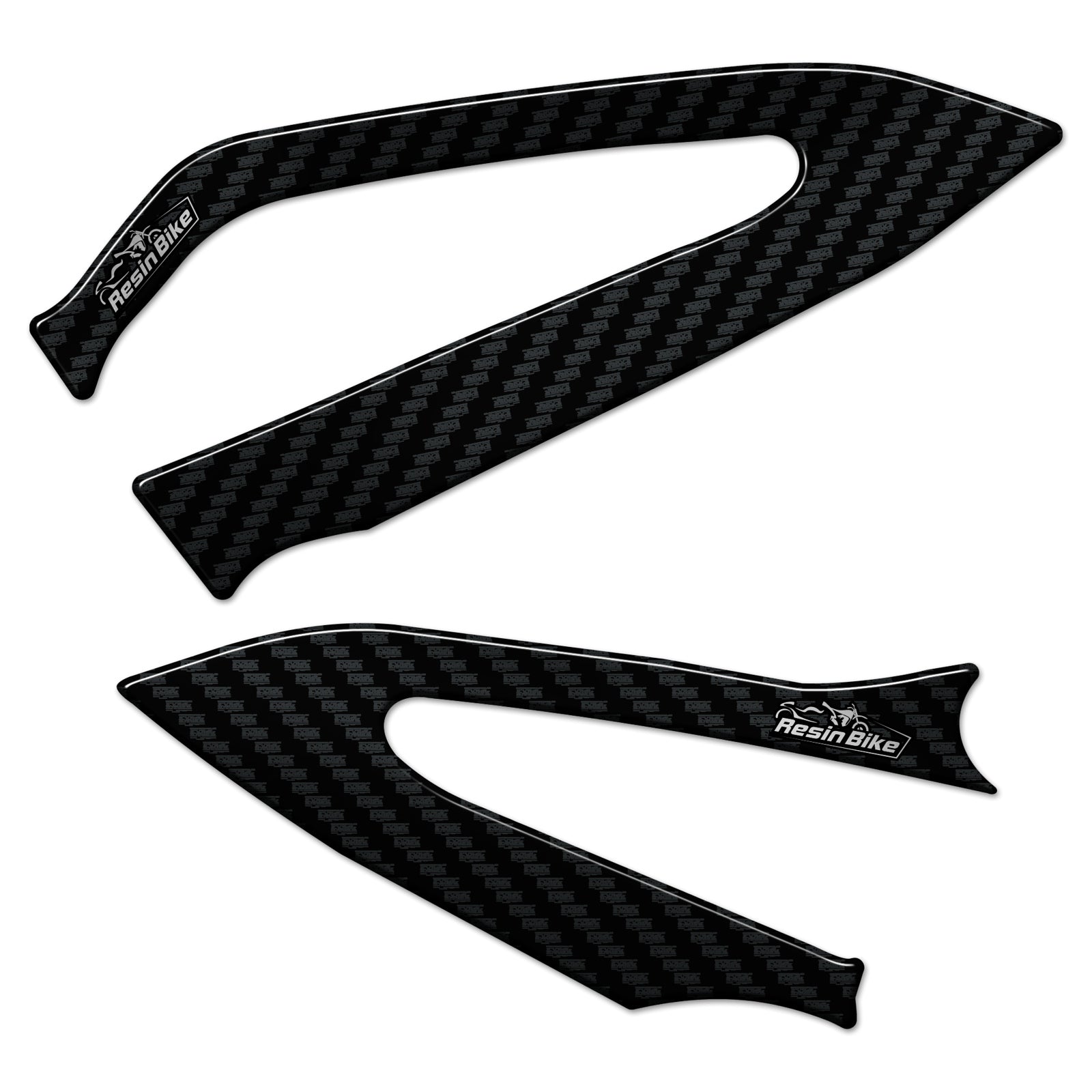 Resin Bike 3D Motorcycle Stickers - Heel Pads | Suzuki GSX-S1000 GT/GT+ 2022>2025 -   Pyramid Motorcycle Accessories