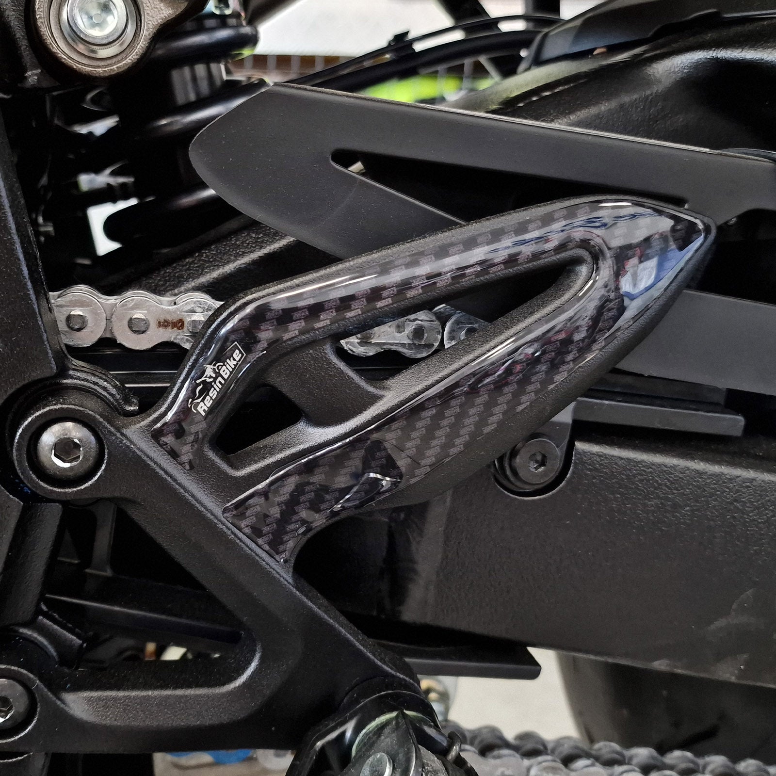 Resin Bike 3D Motorcycle Stickers - Heel Pads | Suzuki GSX-S1000 GT/GT+ 2022>2025 -   Pyramid Motorcycle Accessories