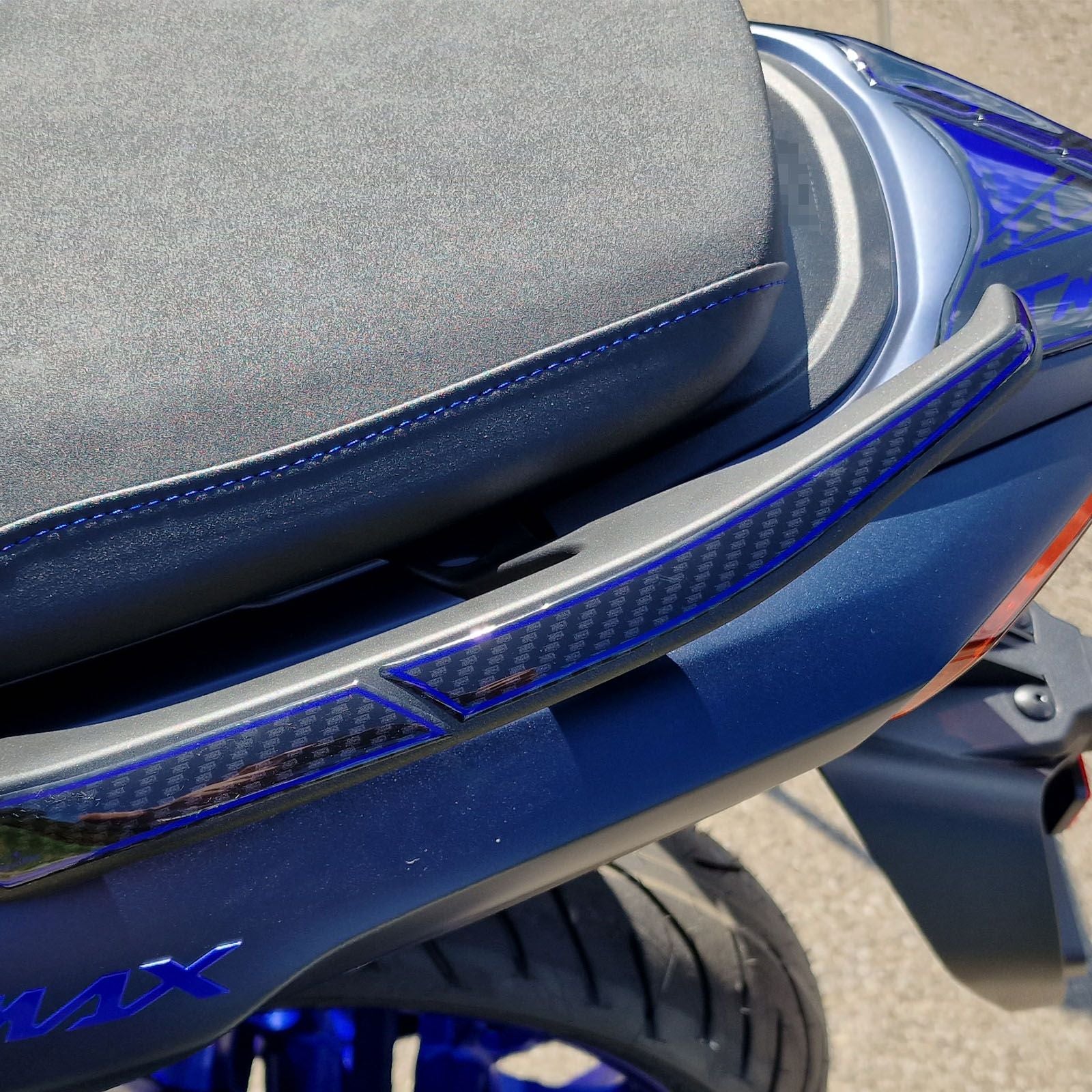 Resin Bike 3D Motorcycle Stickers - Passenger Handles | Yamaha TMAX 560 2022>2024 RB-1000480900004 -   Pyramid Motorcycle Accessories