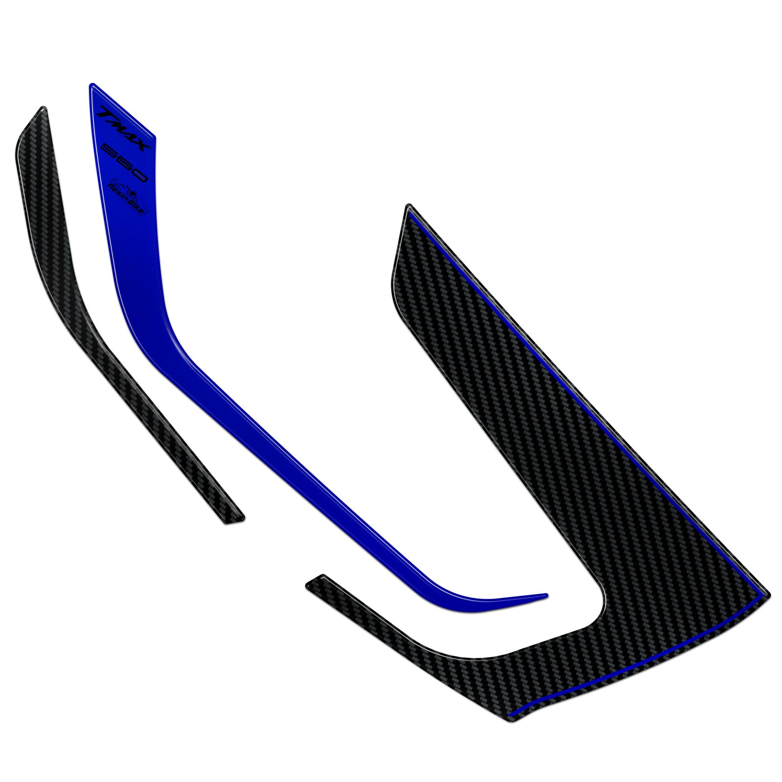 Resin Bike 3D Motorcycle Stickers - Exhaust | Yamaha TMAX 560 2022>2024 RB-1000481300001 -   Pyramid Motorcycle Accessories