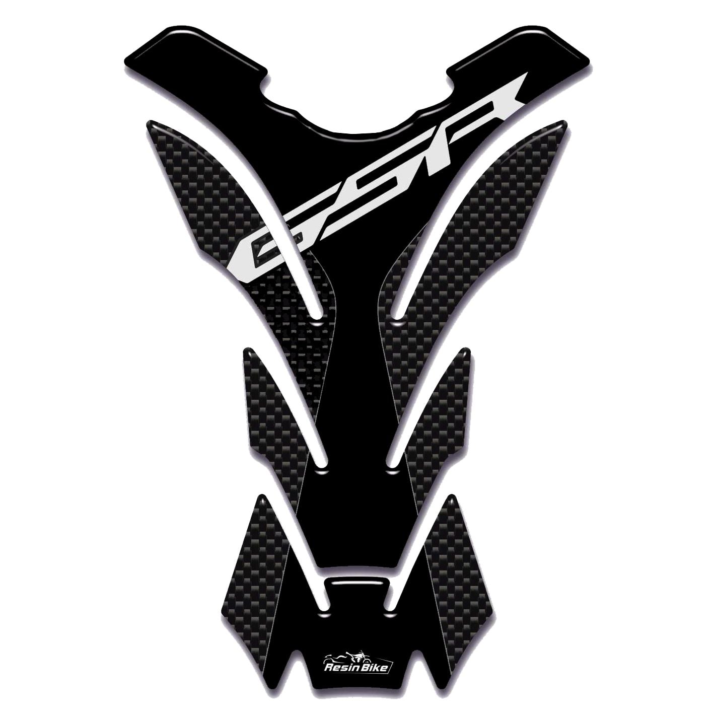 Resin Bike 3D Motorcycle Stickers - Tank Pad | Suzuki GSR 600 / 750 2010>2016 -   Pyramid Motorcycle Accessories