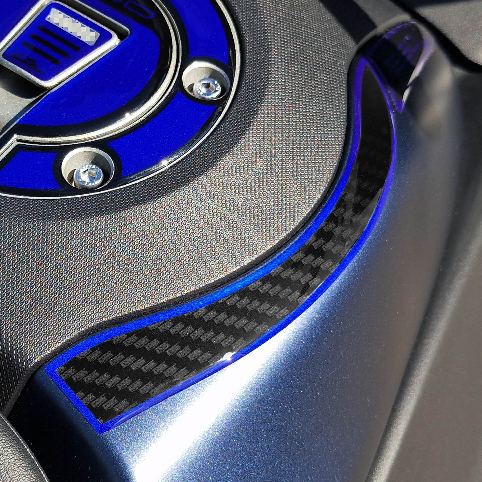 Resin Bike 3D Motorcycle Stickers - Fuel Cap | Yamaha TMAX 560 2022>2024 -   Pyramid Motorcycle Accessories