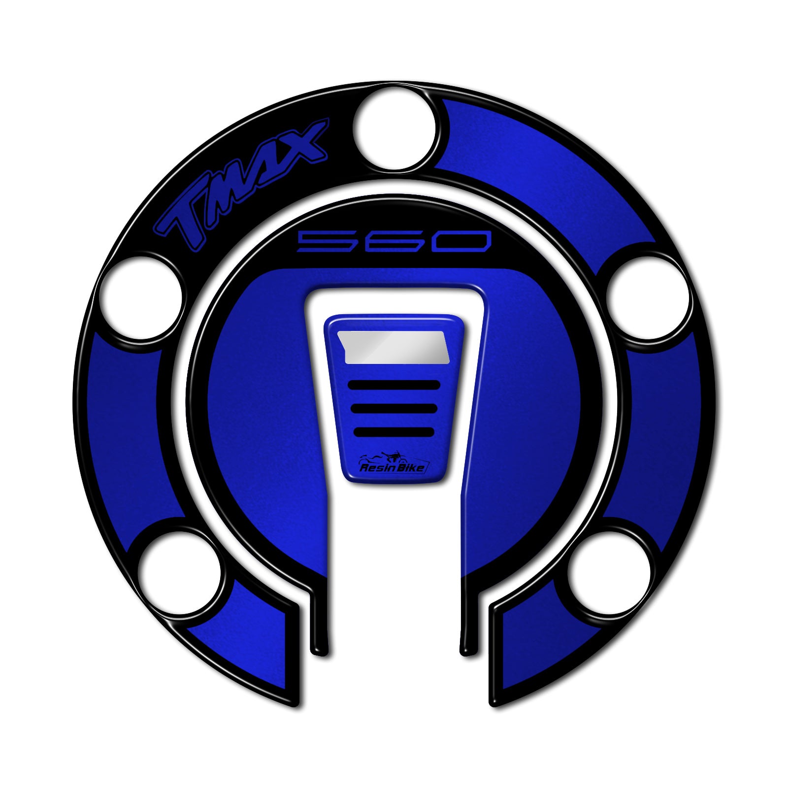 Resin Bike 3D Motorcycle Stickers - Fuel Cap | Yamaha TMAX 560 2022>2024 RB-1000481600002 -   Pyramid Motorcycle Accessories