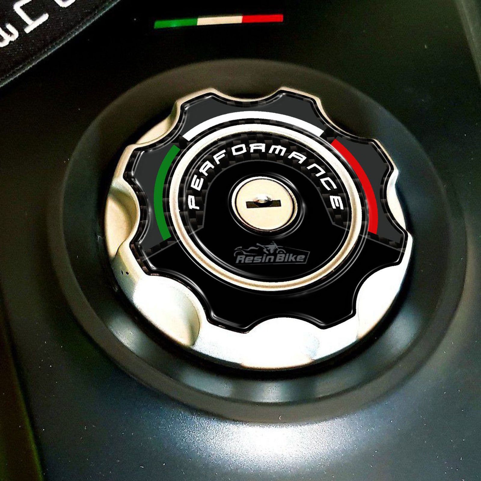 Resin Bike 3D Motorcycle Stickers - Fuel Cap | Ducati Hypermotard -   Pyramid Motorcycle Accessories