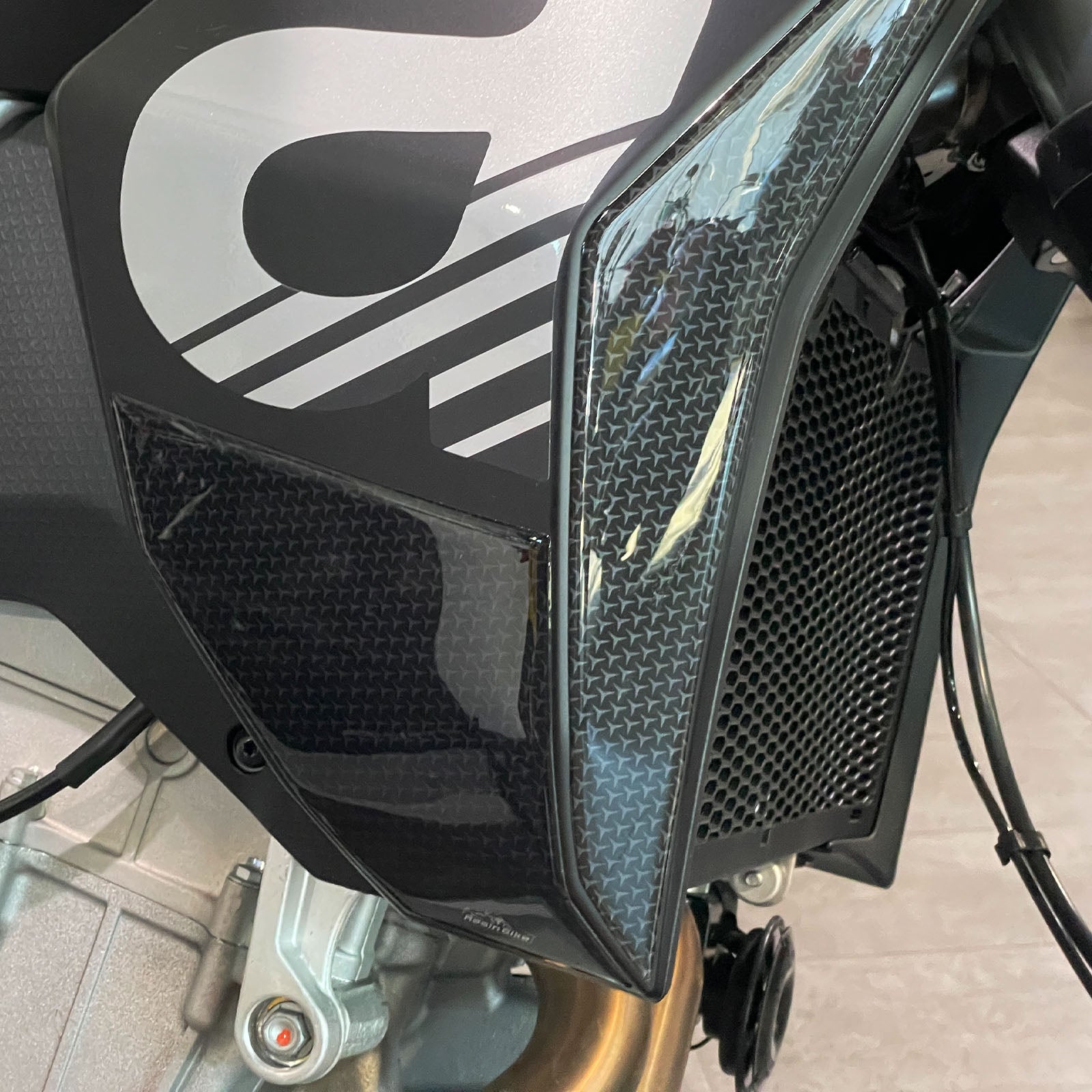 Resin Bike 3D Motorcycle Stickers - Tank Sides | Aprilia Tuareg 660 2022>2024 -   Pyramid Motorcycle Accessories