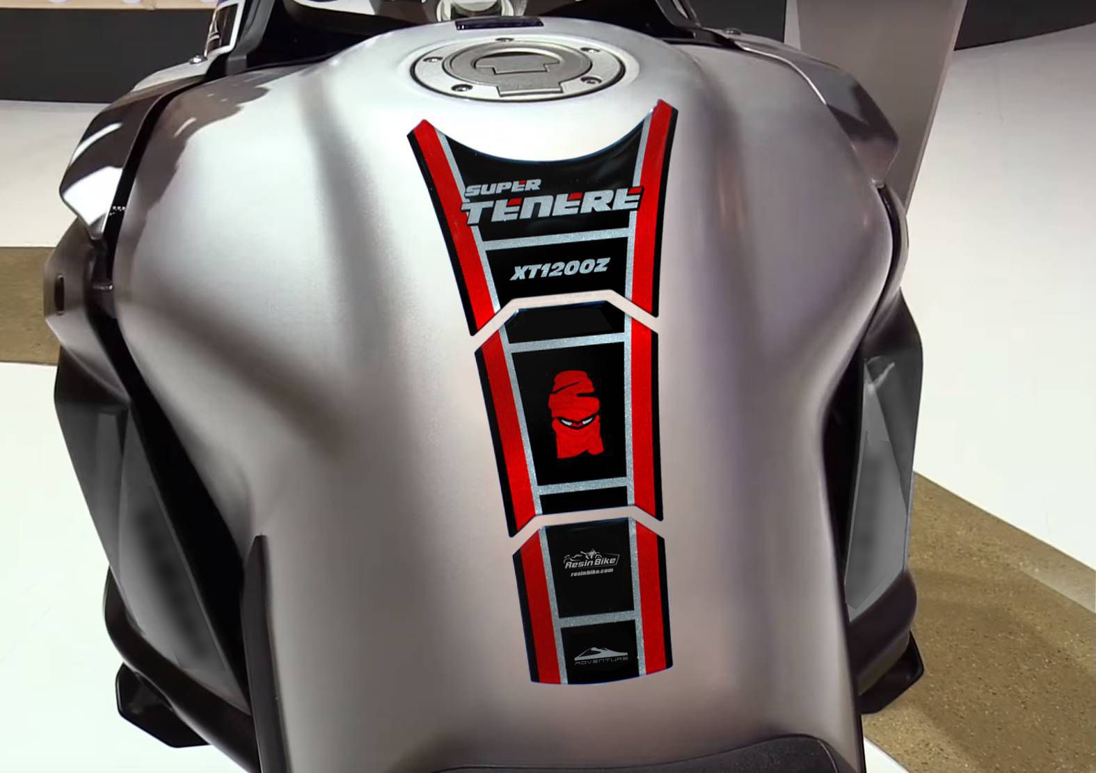 Resin Bike 3D Motorcycle Stickers - Tank Pad | Yamaha XT 1200 Z Super Tenere 2010>2020 RB-B41624P2 -   Pyramid Motorcycle Accessories