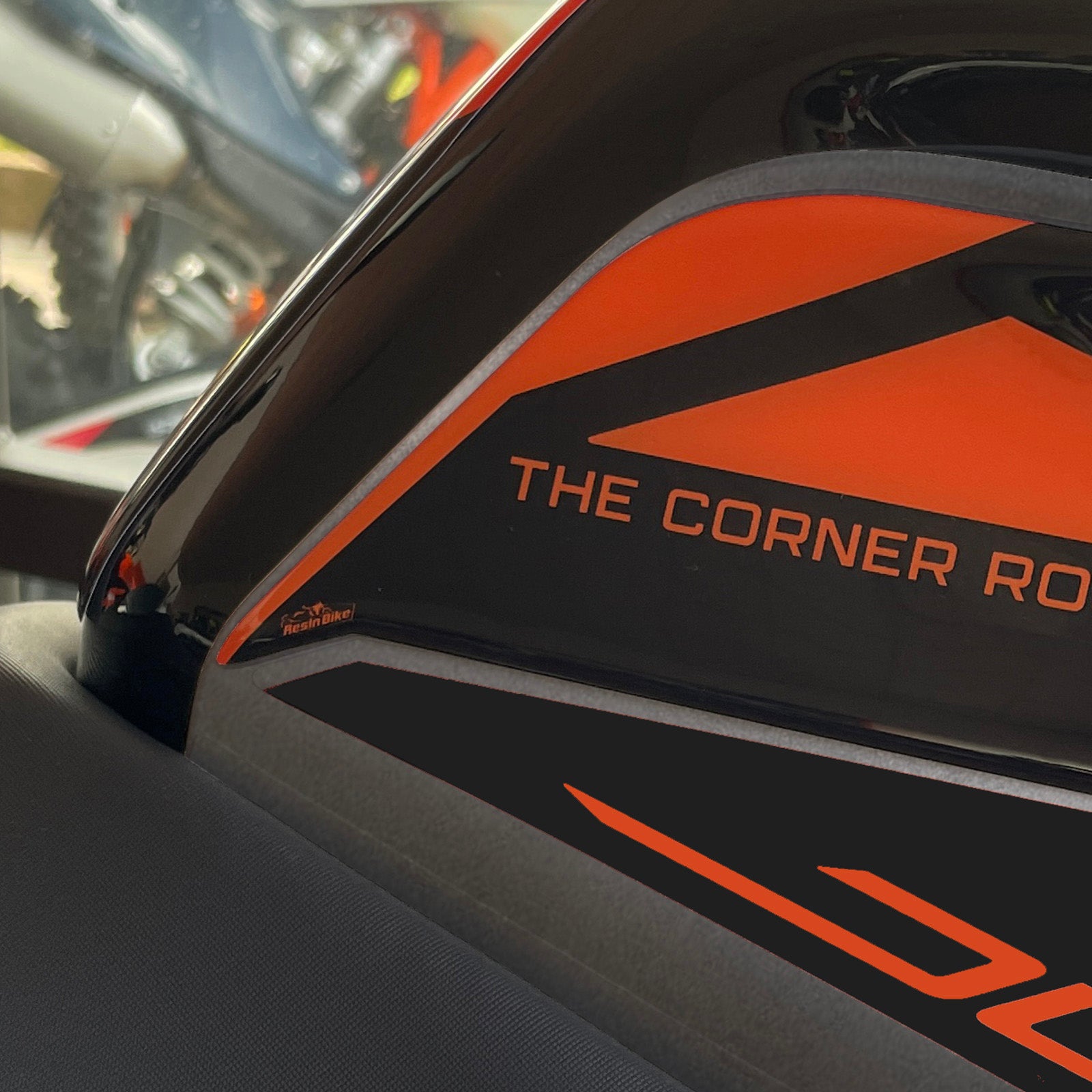 Resin Bike 3D Motorcycle Stickers - Tank Sides | KTM 390 Duke 2021>2023 RB-1000482600001 -   Pyramid Motorcycle Accessories