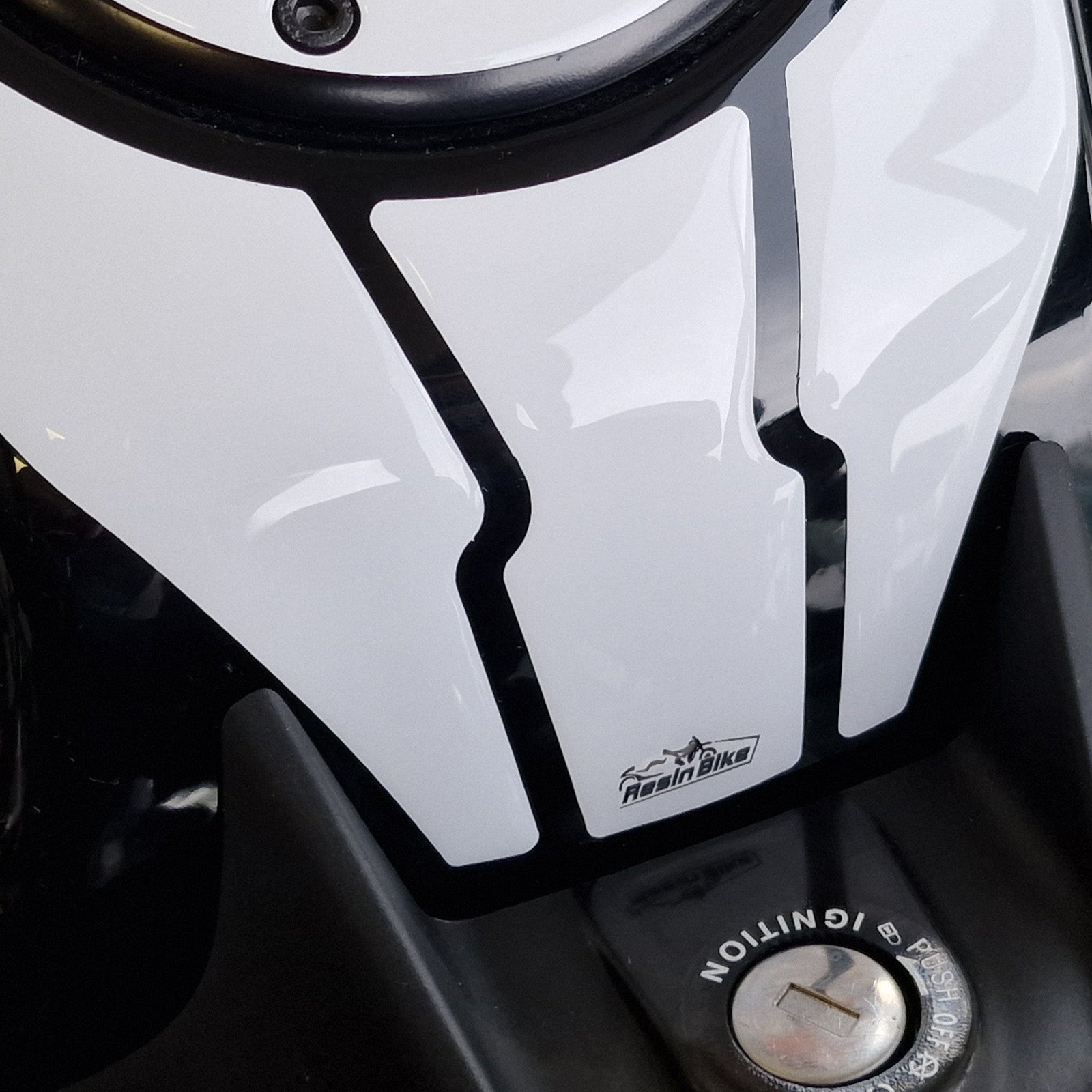 Resin Bike 3D Motorcycle Stickers - Key Area | KTM 200/390 Duke 2021>2023 -   Pyramid Motorcycle Accessories