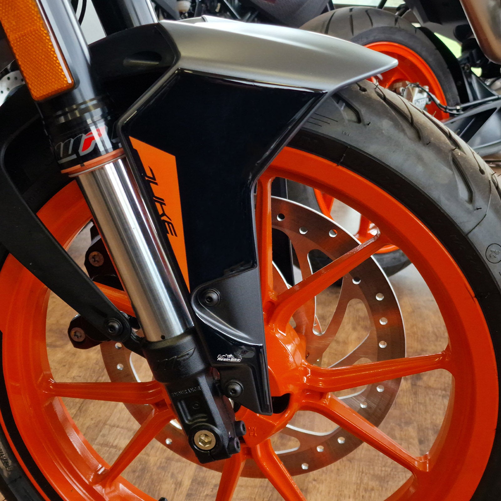 Resin Bike 3D Motorcycle Stickers - Full Kit | KTM 125 Duke 2021>2023 -   Pyramid Motorcycle Accessories