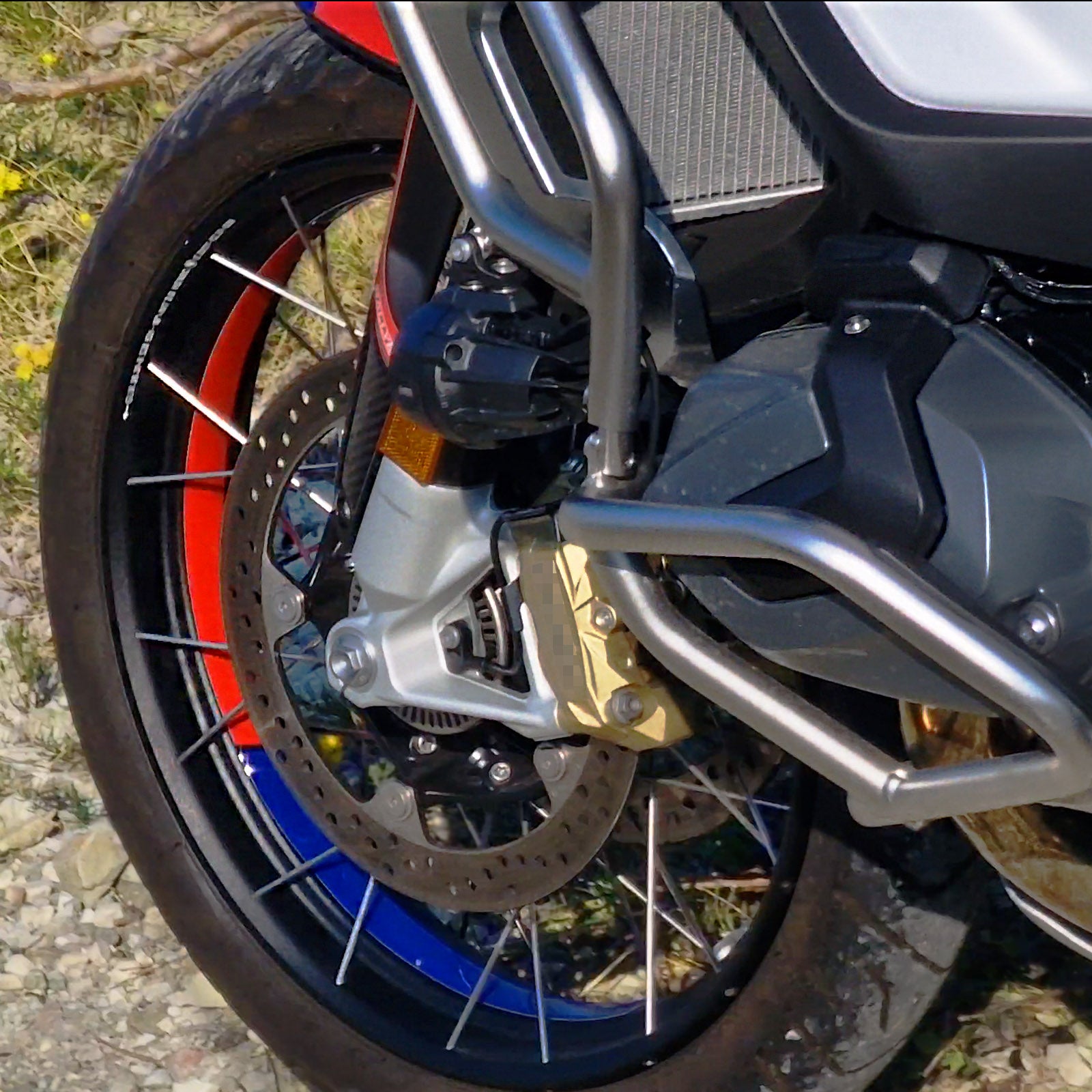 Resin Bike 3D Motorcycle Stickers - Wheels| BMW R 1250 GS Adventure 2021>2024 -   Pyramid Motorcycle Accessories