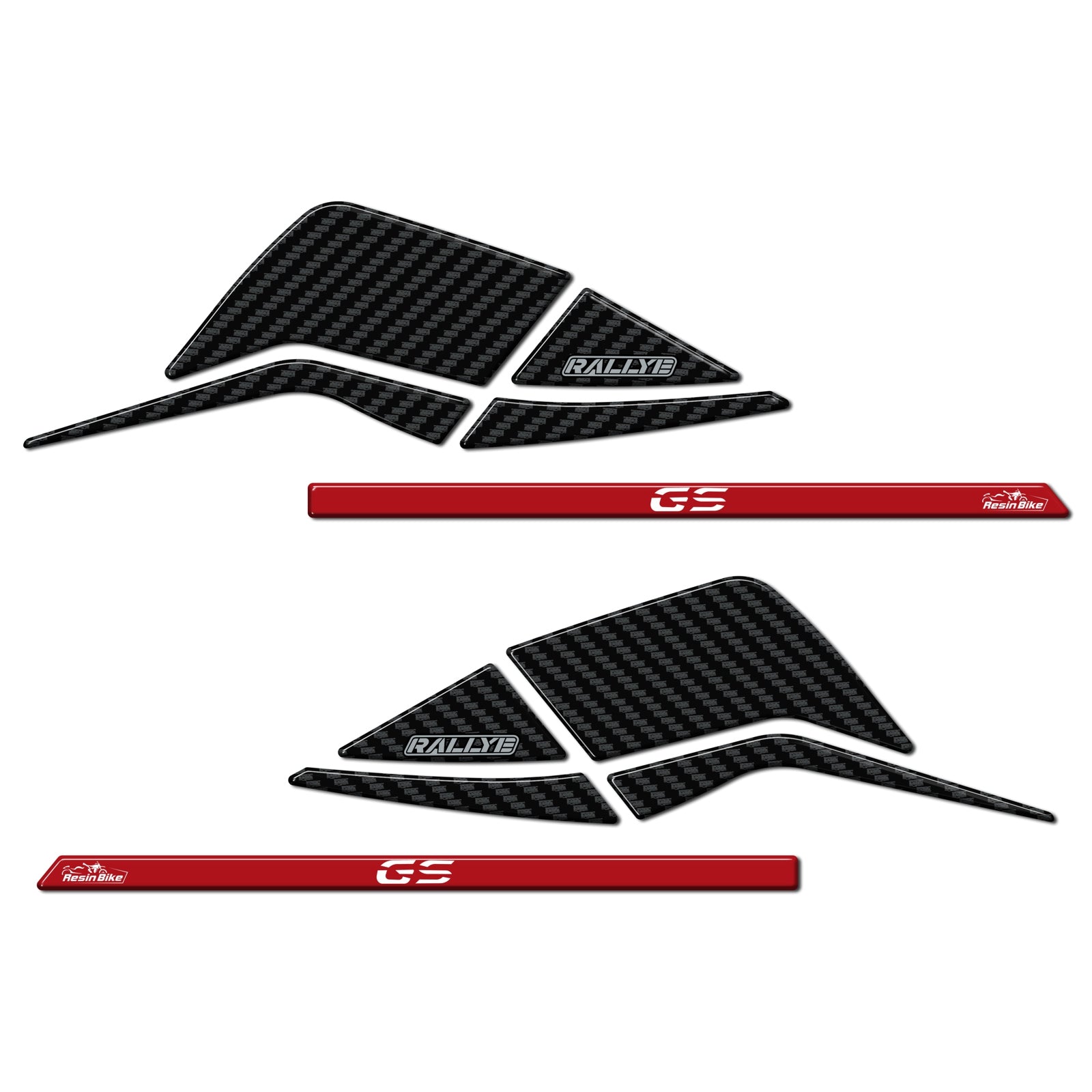 Resin Bike 3D Motorcycle Stickers - Handguards | BMW R 1250 GS/GSA 2021>2024 -   Pyramid Motorcycle Accessories