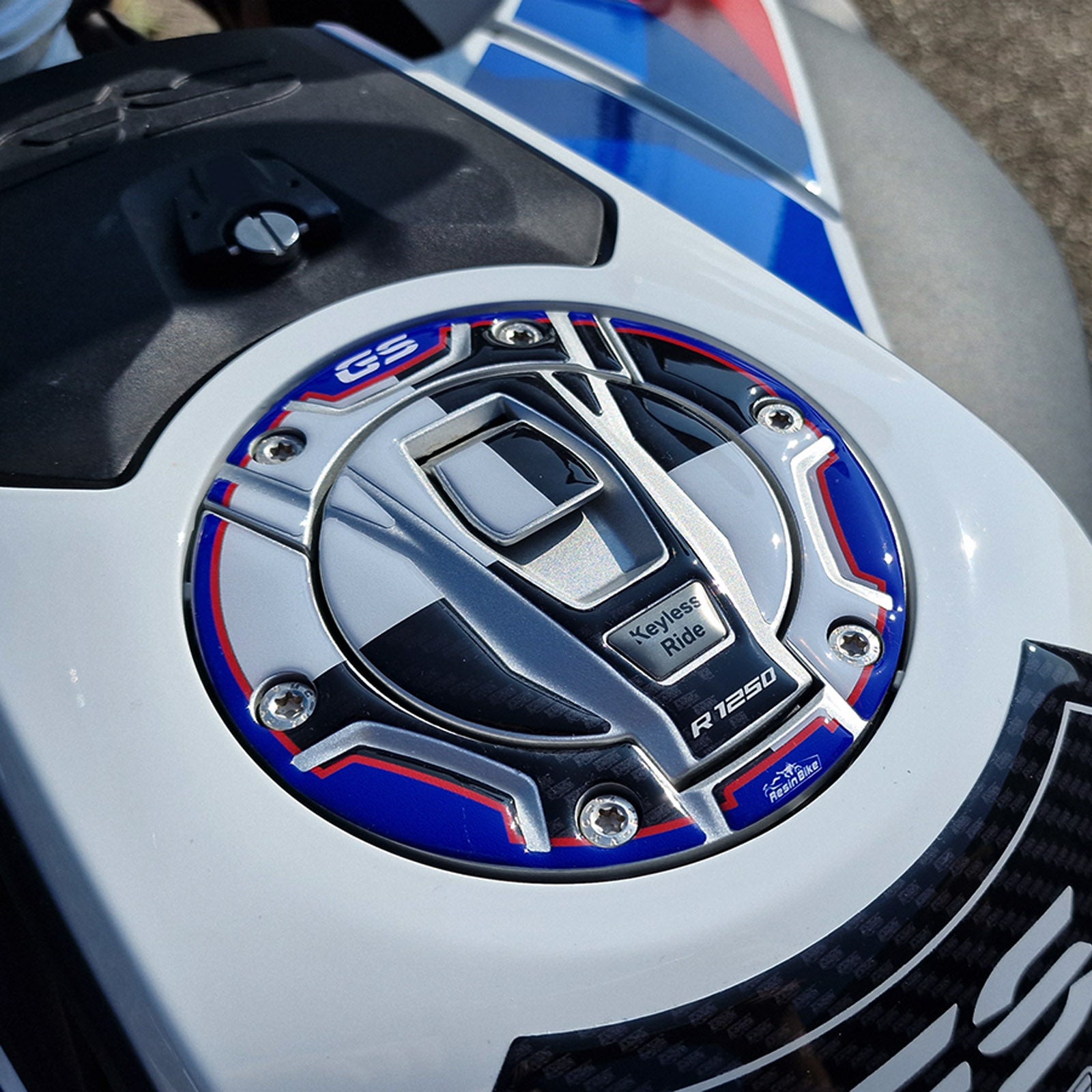 Resin Bike 3D Motorcycle Stickers - Fuel Cap | BMW R 1250 GS Adventure 2021>2024 -   Pyramid Motorcycle Accessories