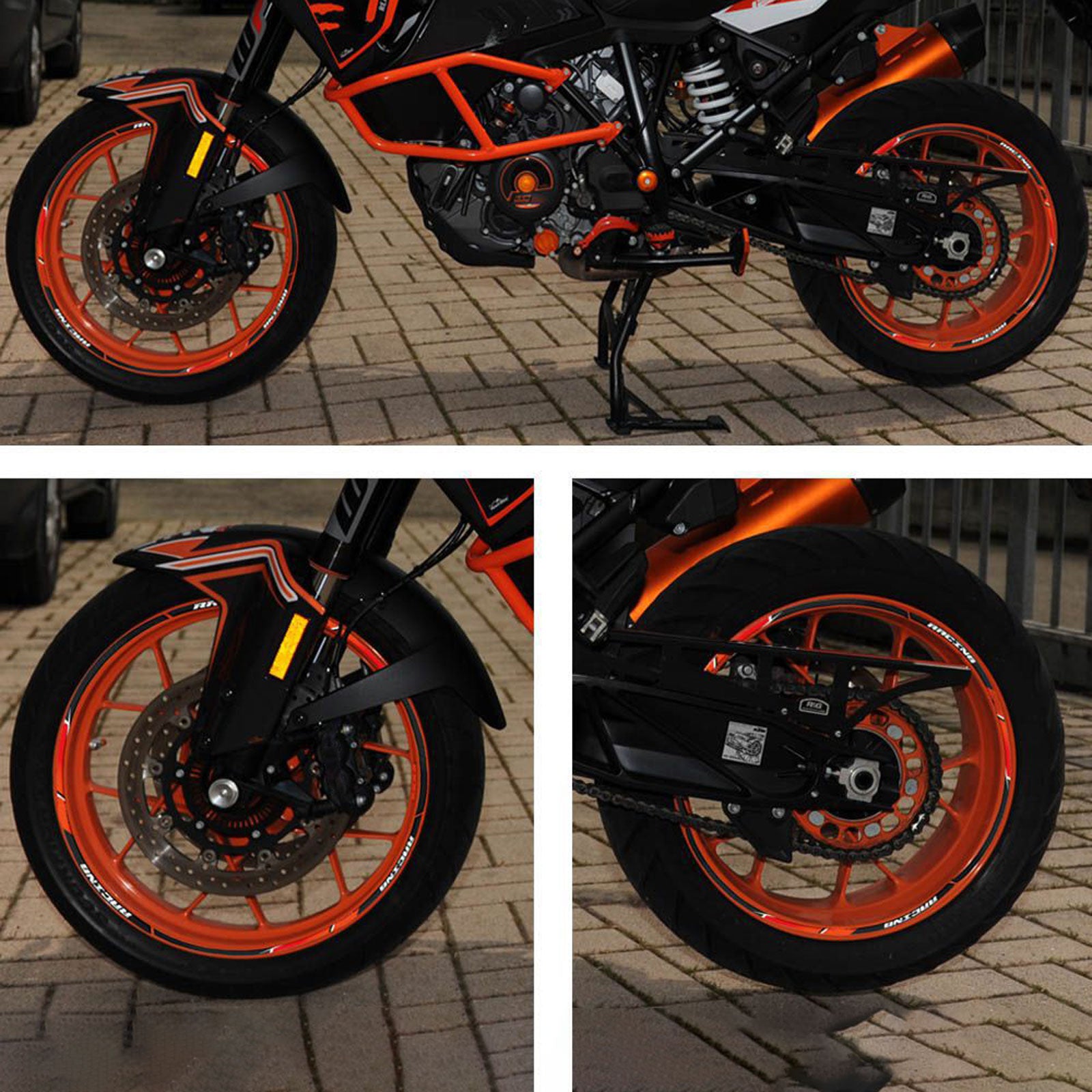 Resin Bike 3D Motorcycle Stickers - Wheels| KTM 1290 Super Adventure S 2017>2020RB-B54141R9 -   Pyramid Motorcycle Accessories