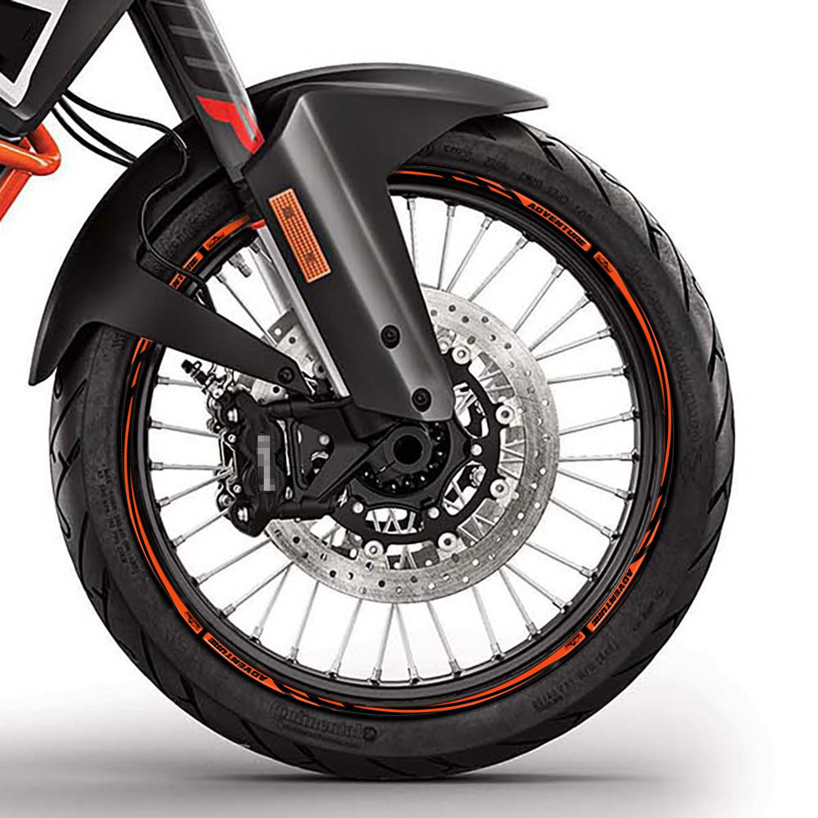 Resin Bike 3D Motorcycle Stickers - Wheels| KTM 1050 Adventure 2015>2022 -   Pyramid Motorcycle Accessories