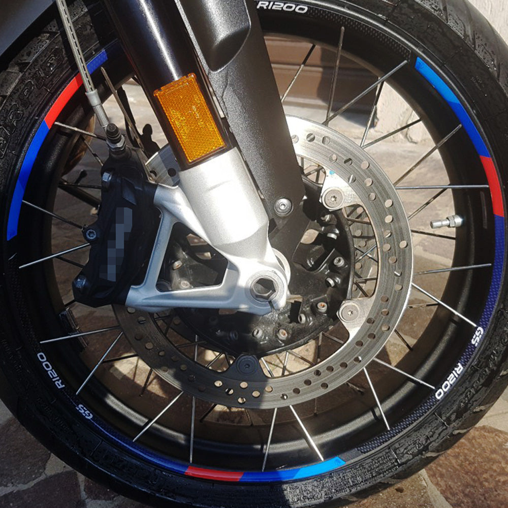 Resin Bike 3D Motorcycle Stickers - Wheels| BMW R 1200 GS 2013>2016 -   Pyramid Motorcycle Accessories