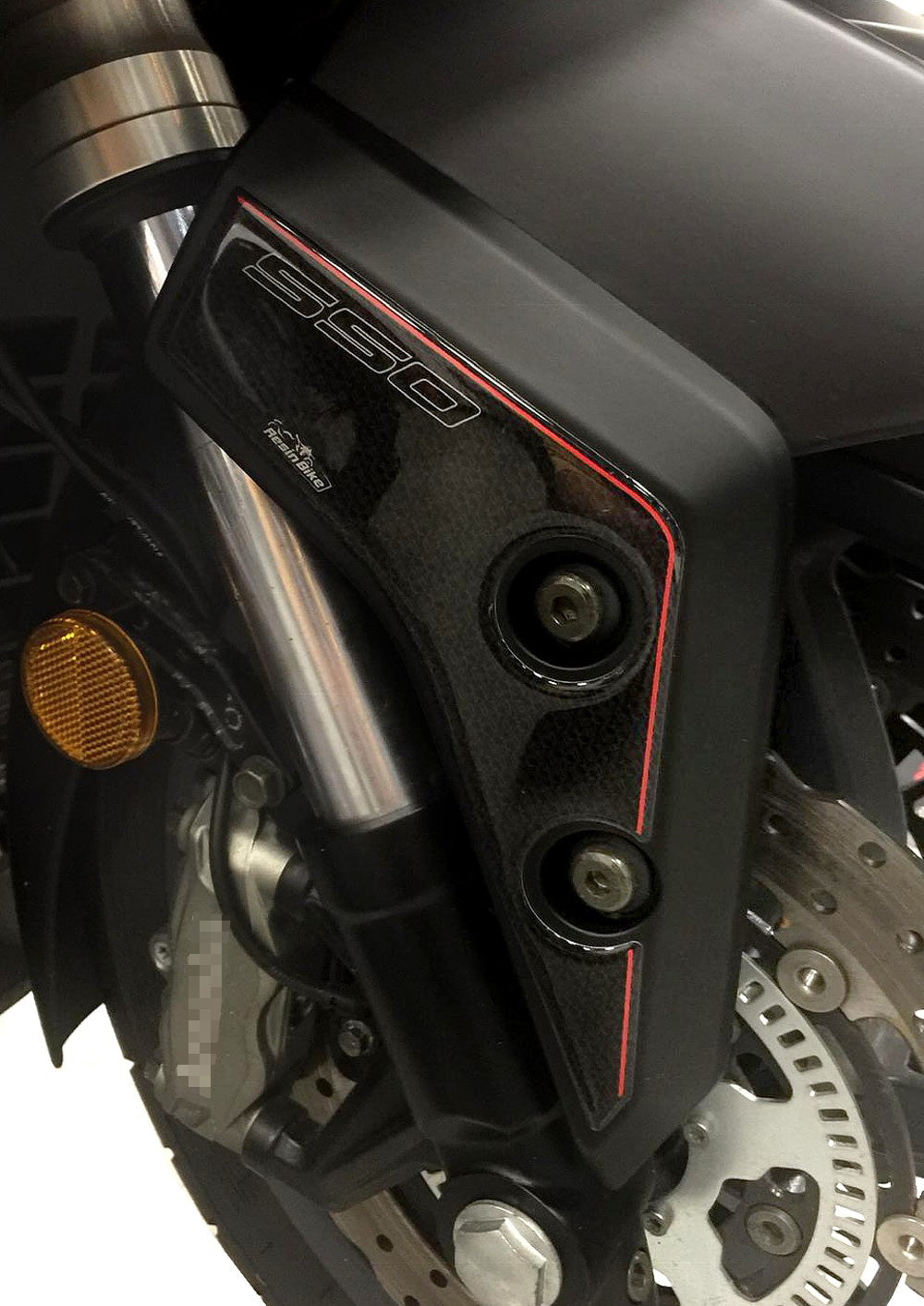 Resin Bike 3D Motorcycle Stickers - Side Panels | Kymco AK 550 2017>2026 -   Pyramid Motorcycle Accessories