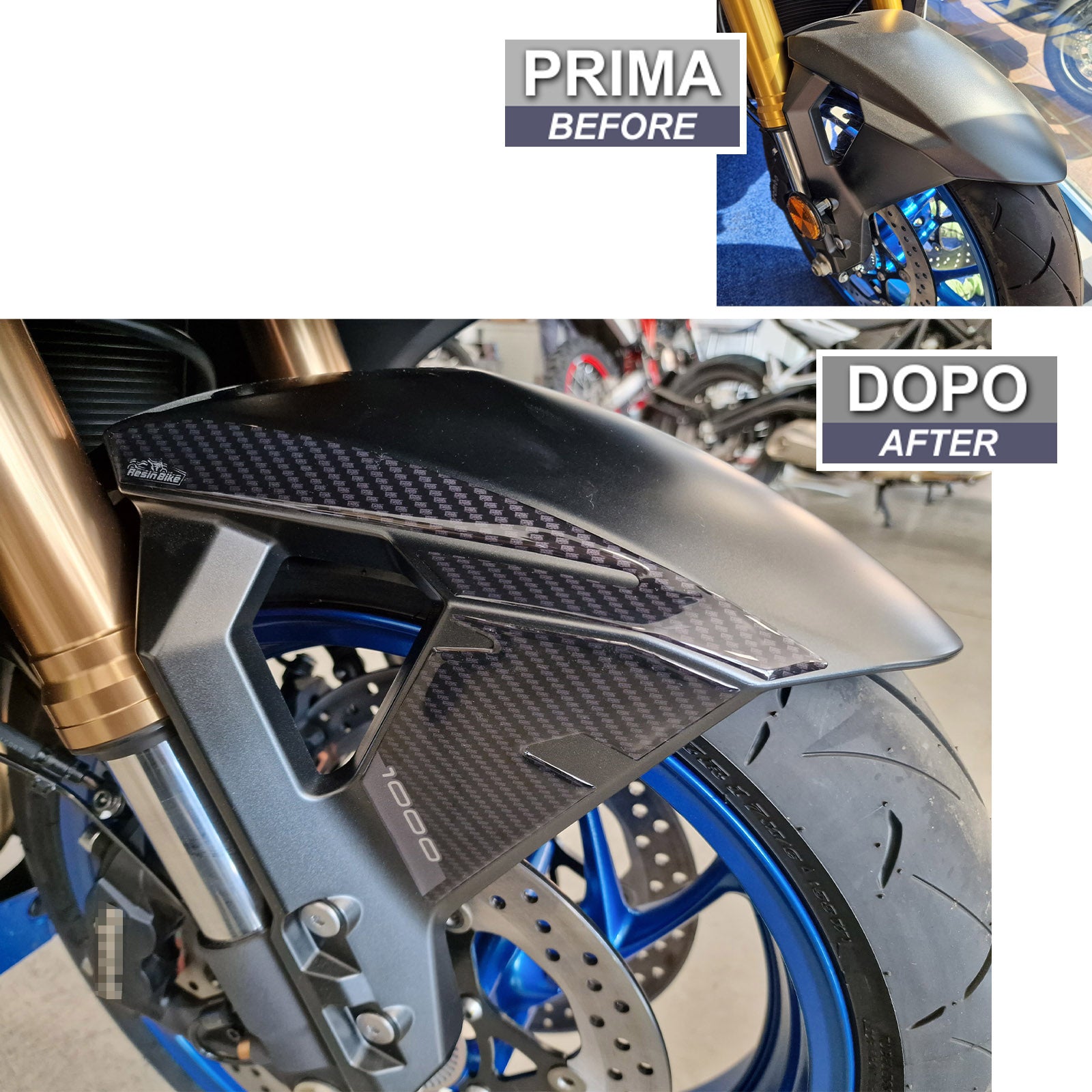 Resin Bike 3D Motorcycle Stickers - Side Panels | Suzuki GSX-S1000 GT/GT+ 2022>2025 -   Pyramid Motorcycle Accessories