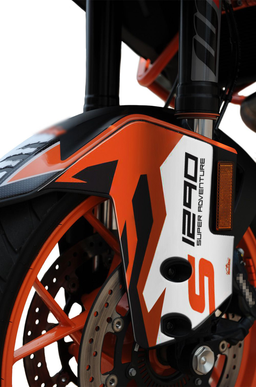 Resin Bike 3D Motorcycle Stickers - Front Fender | KTM 1290 Super Adventure S 2017>2020 RB-BS565891 -   Pyramid Motorcycle Accessories