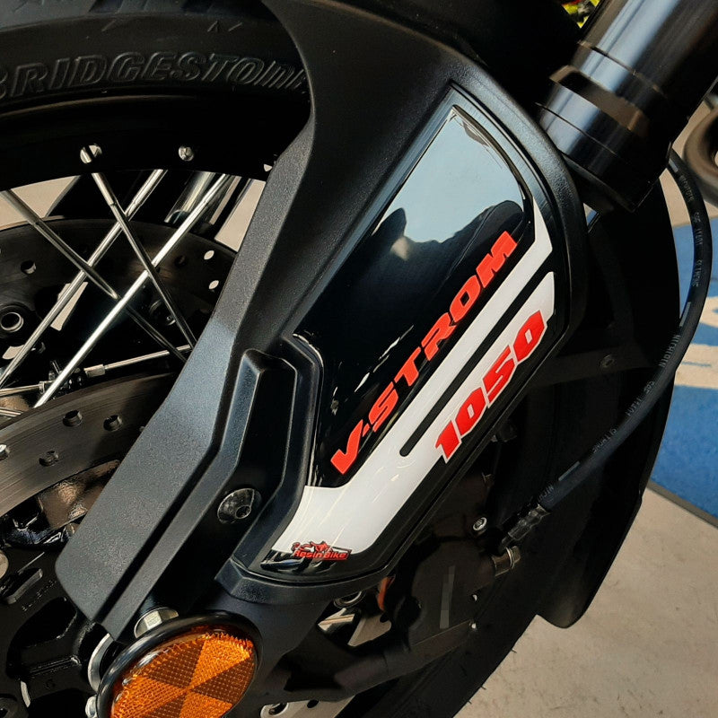 Resin Bike 3D Motorcycle Stickers - Front Fender Sides | Suzuki V-Strom 1050/1050XT 2020>2023 -   Pyramid Motorcycle Accessories