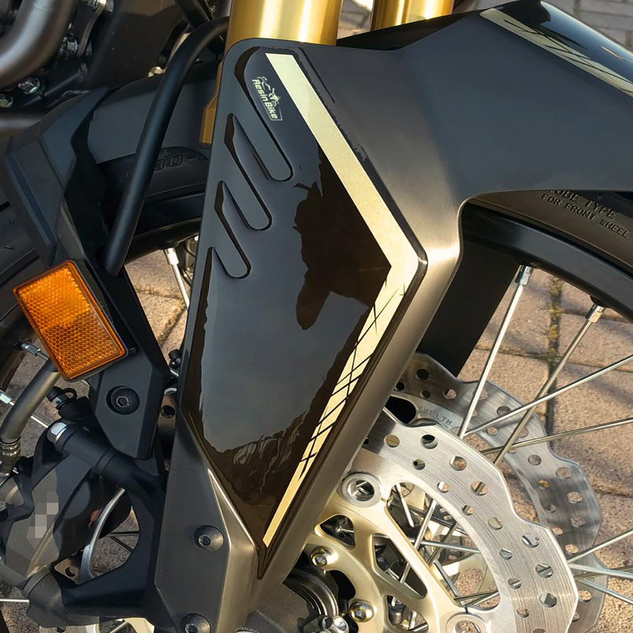 Resin Bike 3D Motorcycle Stickers - Side Panels | Honda CRF 1000 L Africa Twin 2017>Current RB-B8294A77 -   Pyramid Motorcycle Accessories