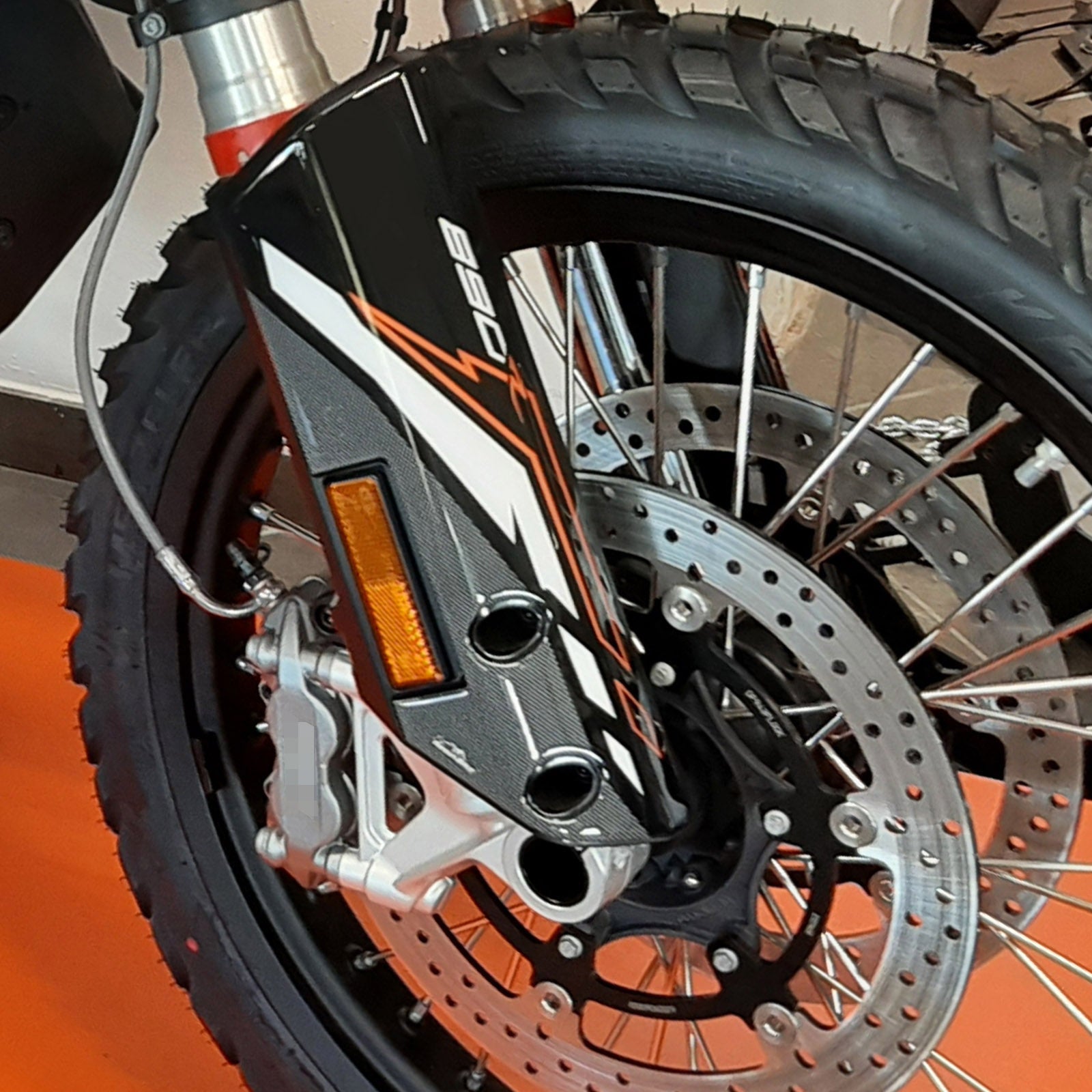 Resin Bike 3D Motorcycle Stickers - Side Panels | KTM 890 Adventure R 2021>2022 -   Pyramid Motorcycle Accessories