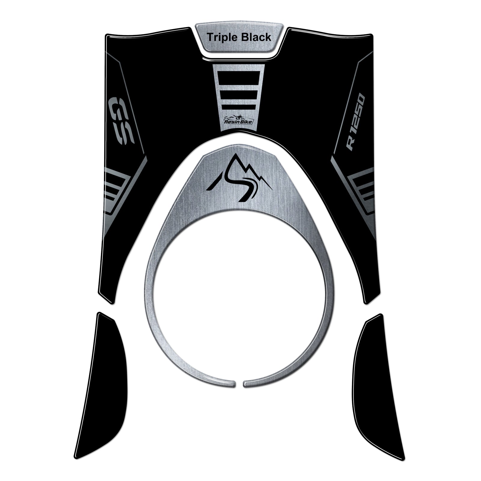 Resin Bike 3D Motorcycle Stickers - Tank Pad | BMW R 1250 GS 2021>2024 -   Pyramid Motorcycle Accessories