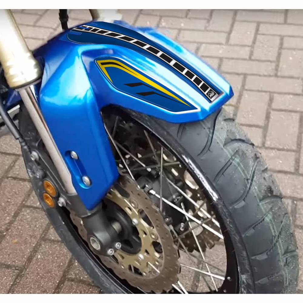 Resin Bike 3D Motorcycle Stickers - Front Fender | Yamaha XT 1200 Z Super Tenere 2010>2020 RB-BZ752147 -   Pyramid Motorcycle Accessories