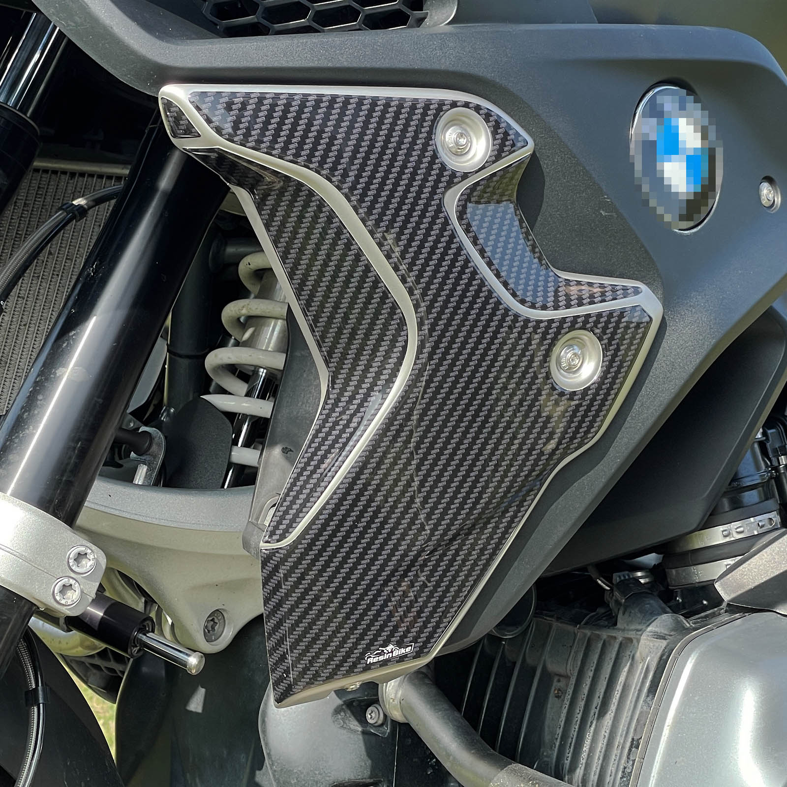 Resin Bike 3D Motorcycle Stickers - Beak | BMW R 1250 GS 2021>2024 -   Pyramid Motorcycle Accessories
