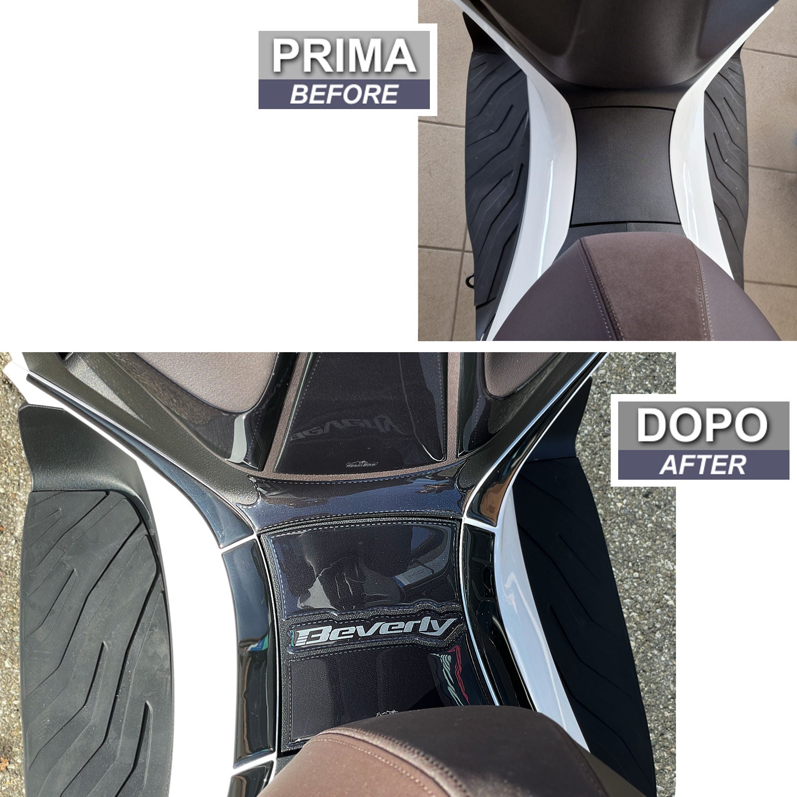 Resin Bike 3D Motorcycle Stickers - Fuel Cap | Piaggio Beverly 400 2021>2026 -   Pyramid Motorcycle Accessories