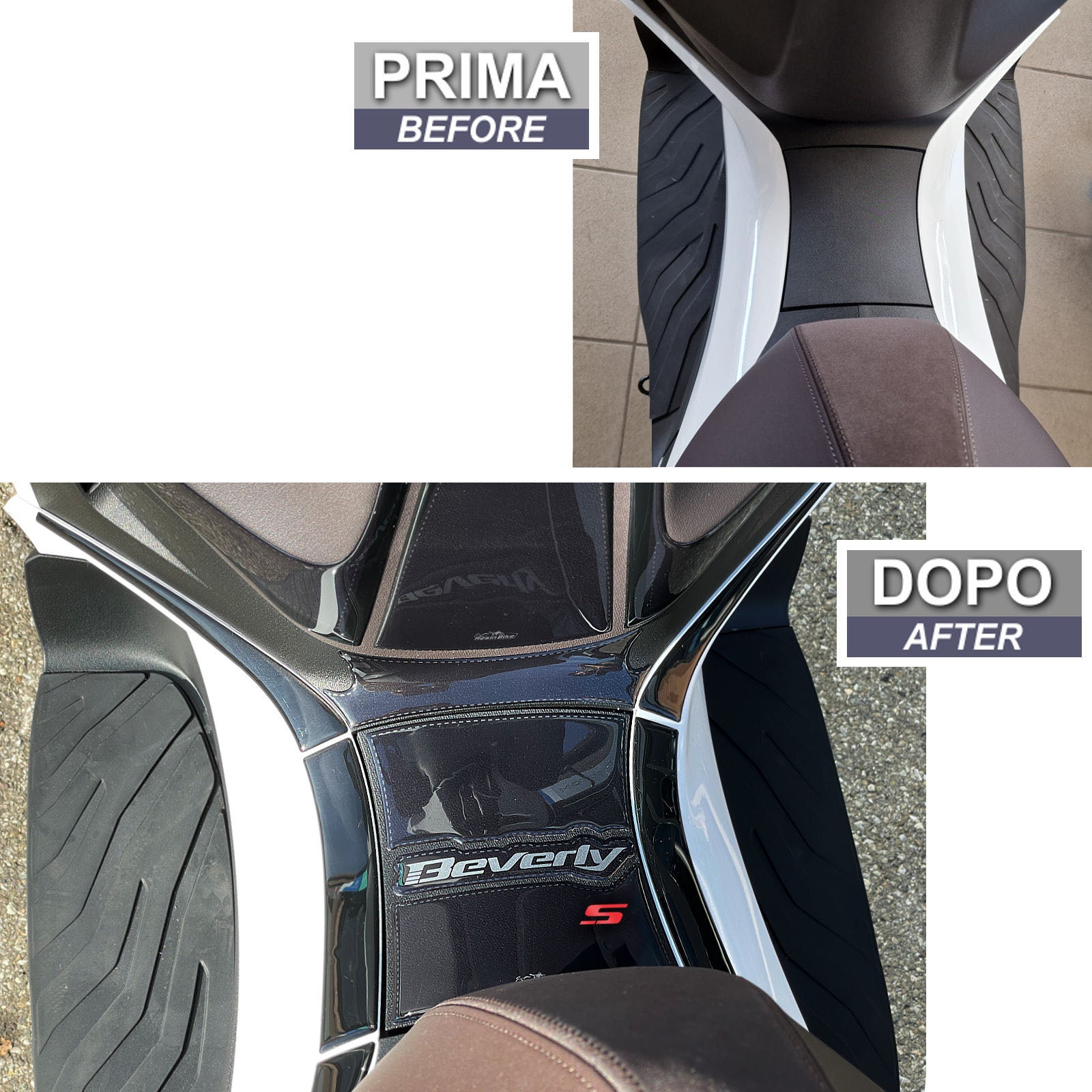 Resin Bike 3D Motorcycle Stickers - Fuel Cap | Piaggio Beverly 400 S 2021>2026 -   Pyramid Motorcycle Accessories