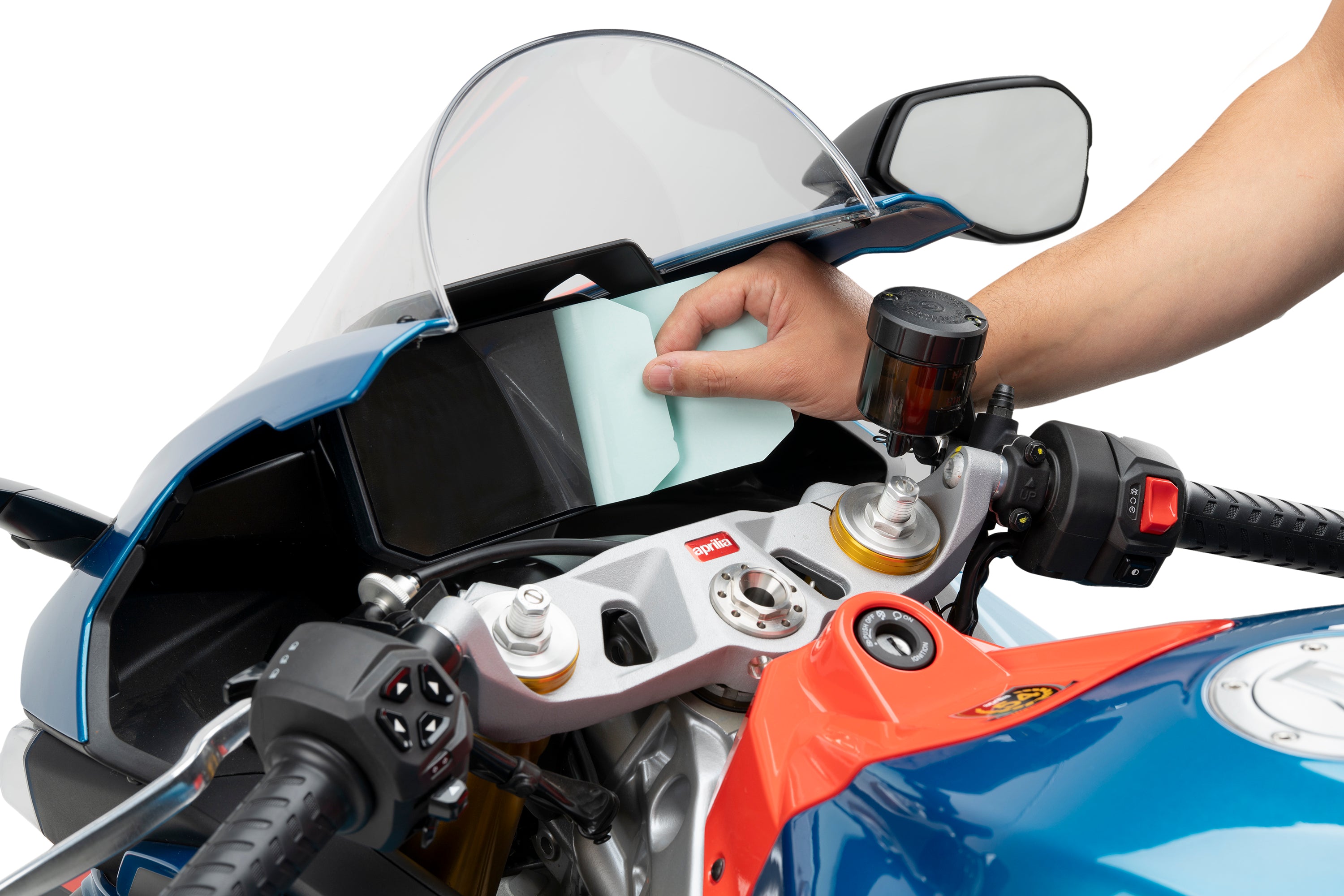 Puig Dashboard Protector | Clear | Aprilia RS 660 2025>Current -   Pyramid Motorcycle Accessories