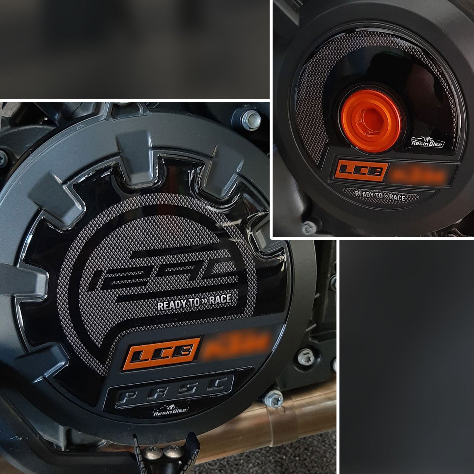 Resin Bike 3D Motorcycle Stickers - Variator Cover | KTM 1290 Super Adventure S 2021>2020 -   Pyramid Motorcycle Accessories
