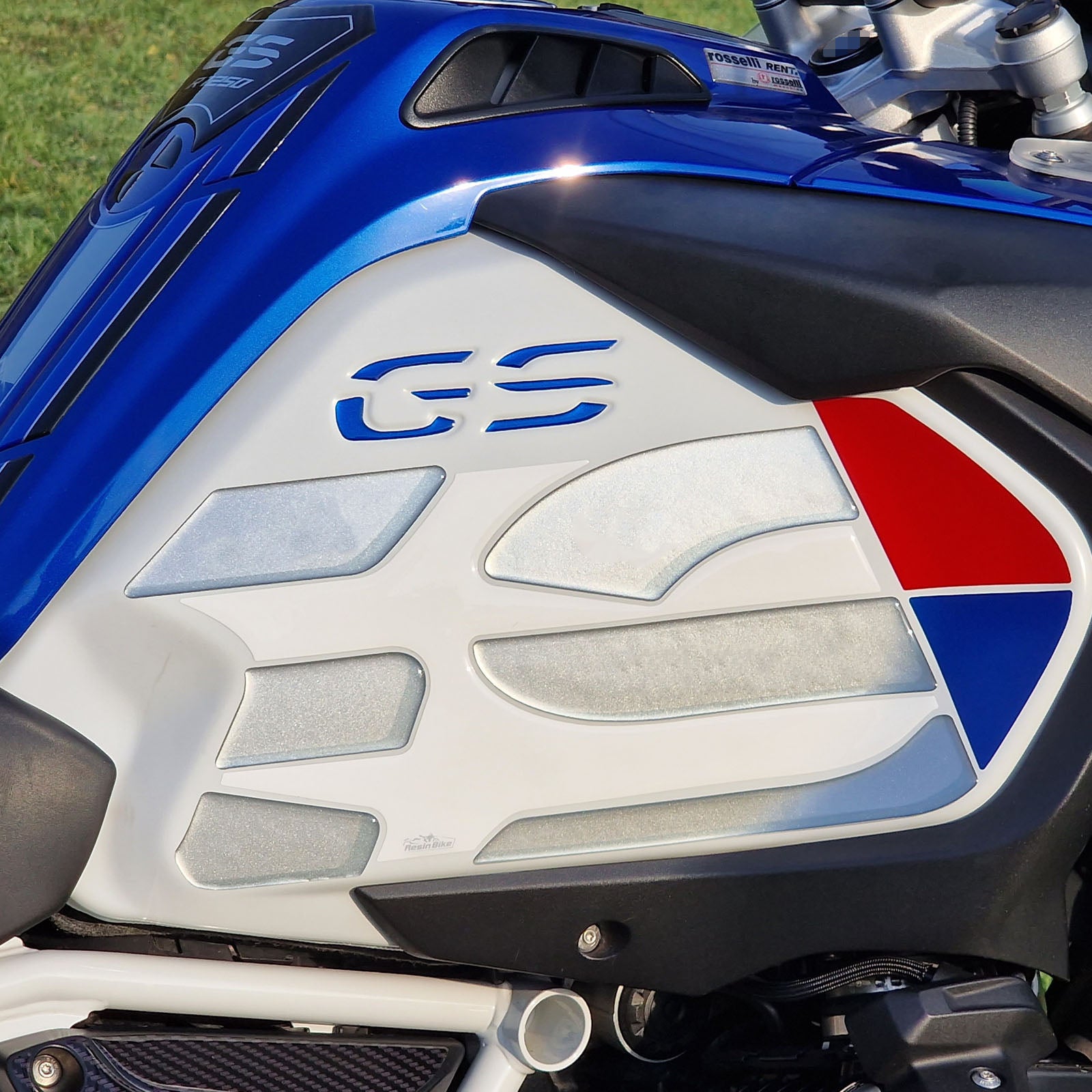 Resin Bike 3D Motorcycle Stickers - Tank Pad | BMW R 1250 GS Adventure 2021>2024 RB-1000488400001 -   Pyramid Motorcycle Accessories