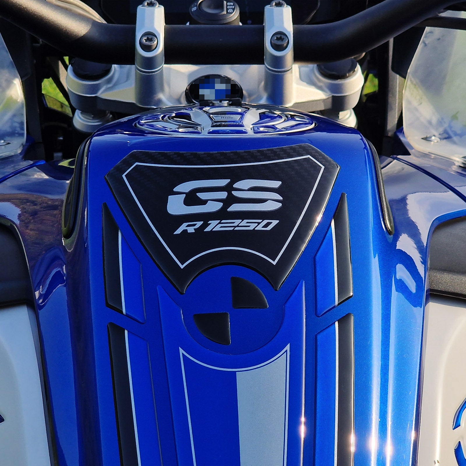 Resin Bike 3D Motorcycle Stickers - Tank Pad | BMW R 1250 GS Adventure 2021>2024 RB-1000488500008 -   Pyramid Motorcycle Accessories