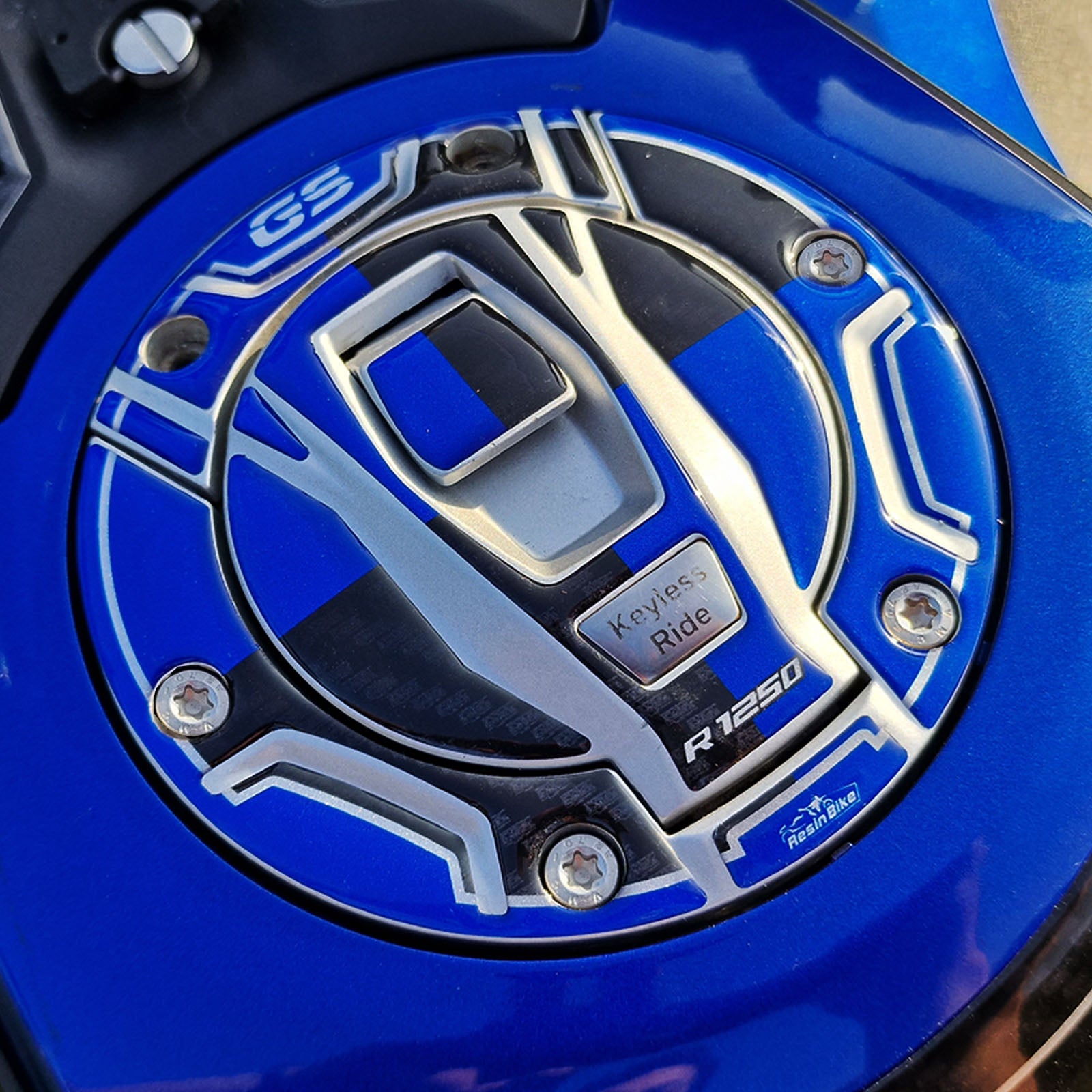 Resin Bike 3D Motorcycle Stickers - Fuel Cap | BMW R 1250 GS Adventure 2021>2024 -   Pyramid Motorcycle Accessories