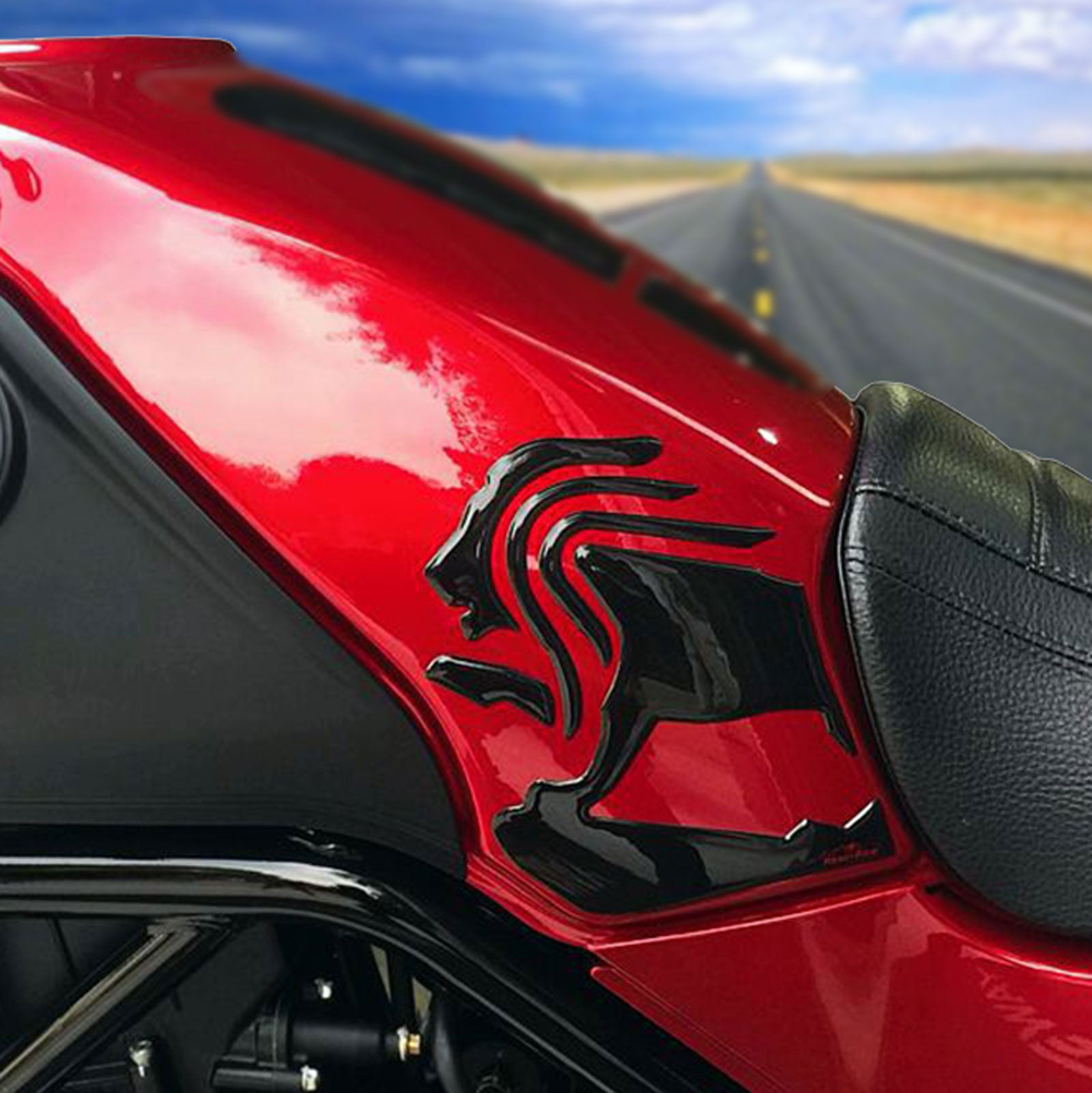 Resin Bike 3D Motorcycle Stickers - Tank Sides | Benelli Leoncino 500 2017>2020 -   Pyramid Motorcycle Accessories