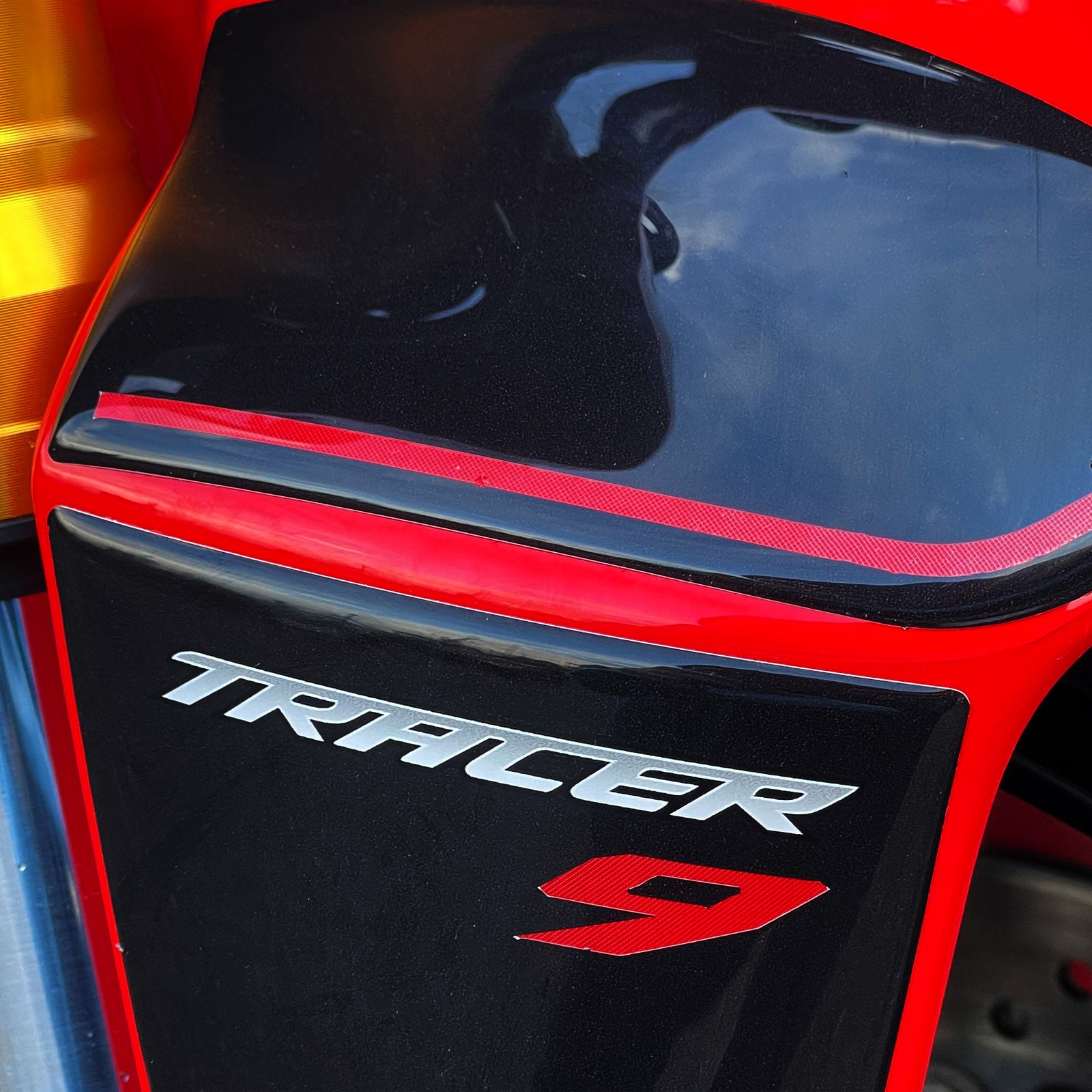 Resin Bike 3D Motorcycle Stickers - Front Fender Sides | Yamaha Tracer 9/9GT/9GT+ 2025>Current -   Pyramid Motorcycle Accessories