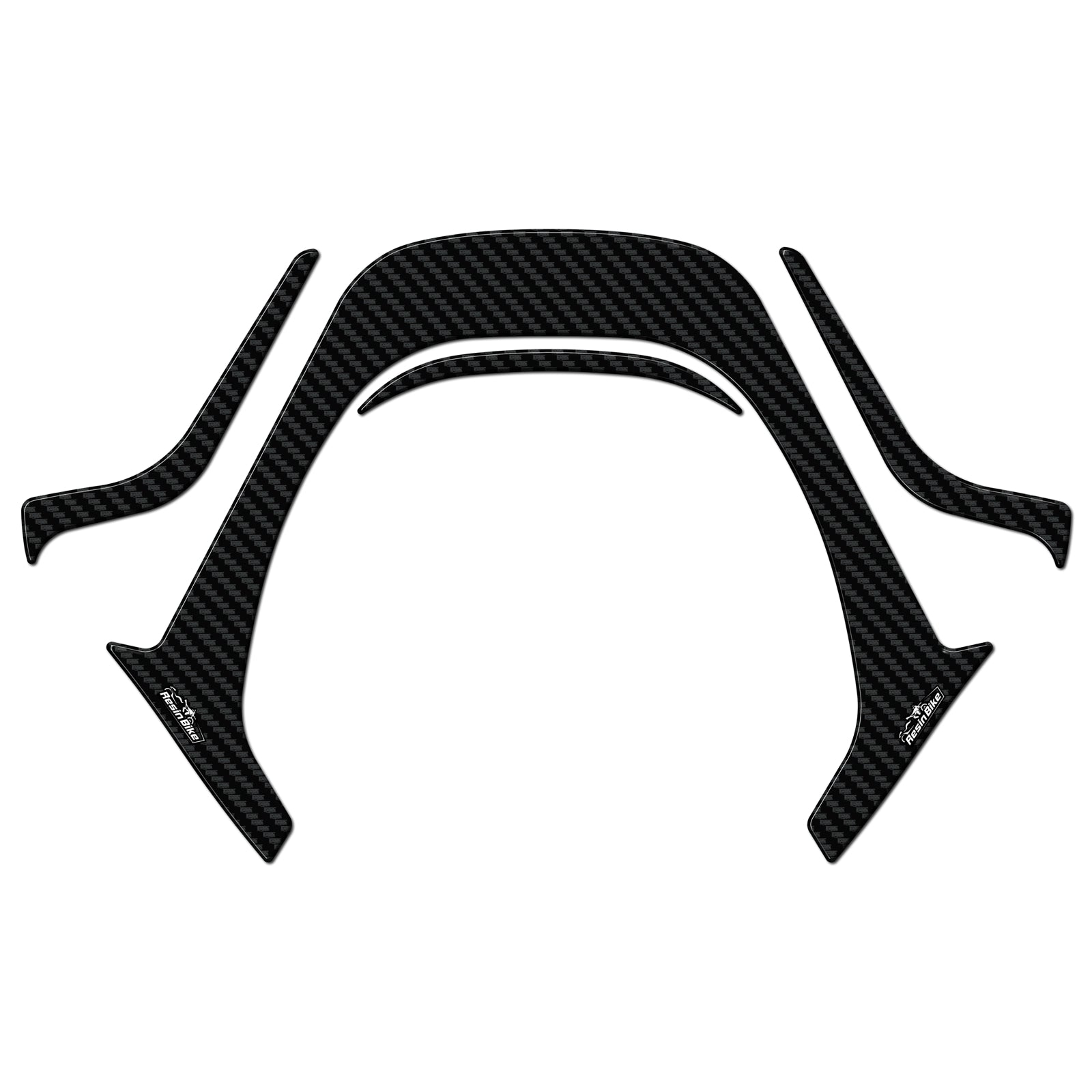Resin Bike 3D Motorcycle Stickers - Tank Pad | Yamaha Tracer 9/9GT/9GT+ 2021>2024 -   Pyramid Motorcycle Accessories