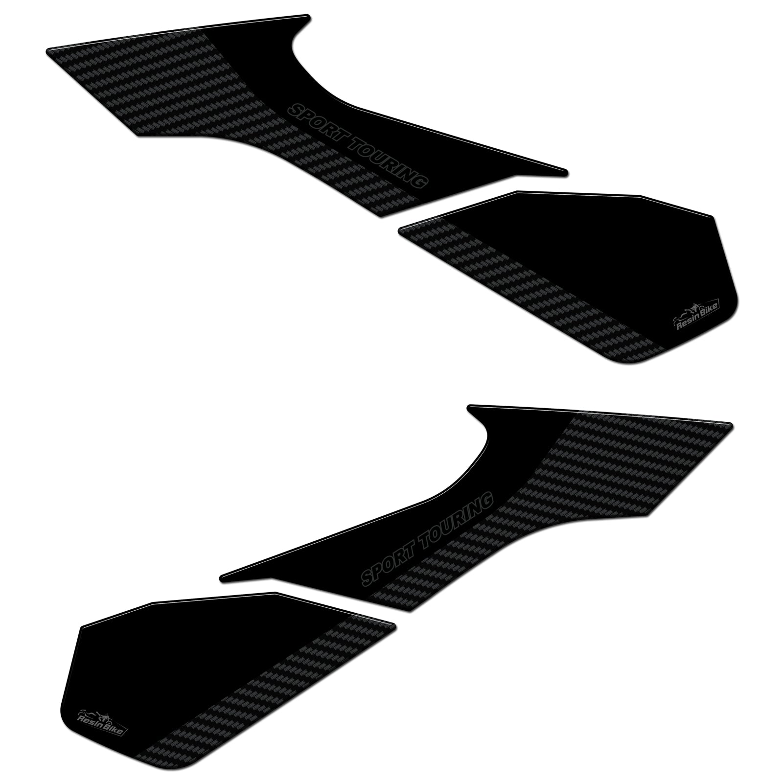 Resin Bike 3D Motorcycle Stickers - Tank Sides | Yamaha Tracer 9 / 9 GT / 9 GT+ 2021>2026 -   Pyramid Motorcycle Accessories
