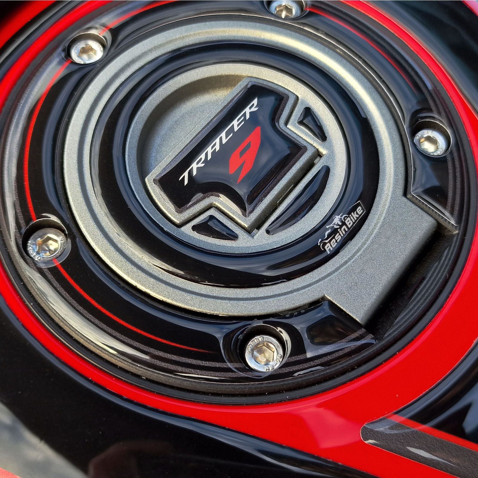 Resin Bike 3D Motorcycle Stickers - Fuel Cap | Yamaha Tracer 9 2021>2024 RB-1000490000008 -   Pyramid Motorcycle Accessories