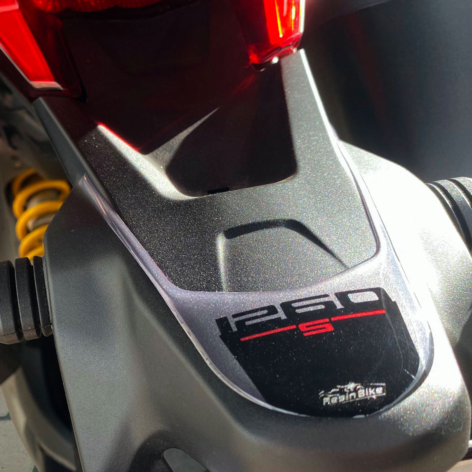 Resin Bike 3D Motorcycle Stickers - Tail Section | Ducati Multistrada 1260 S 2018>2020 -   Pyramid Motorcycle Accessories