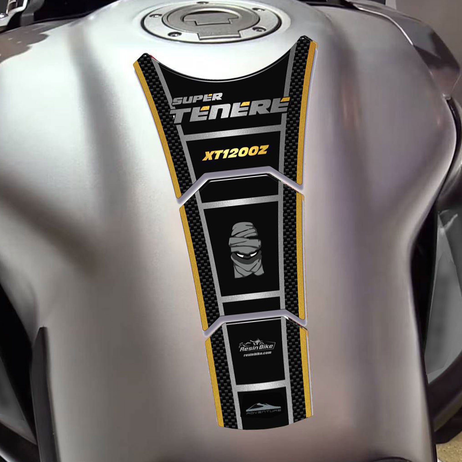 Resin Bike 3D Motorcycle Stickers - Tank Pad | Yamaha XT 1200 Z Super Tenere 2010>2020 RB-B03337B7 -   Pyramid Motorcycle Accessories