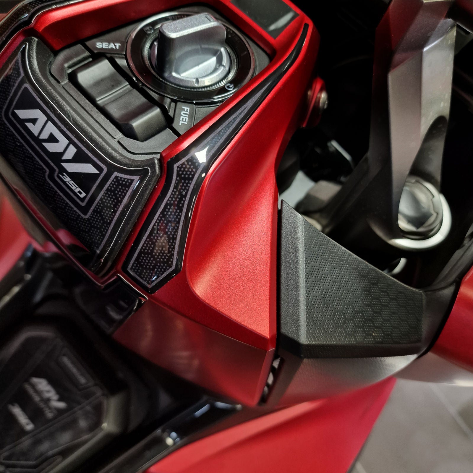 Resin Bike 3D Motorcycle Stickers - Key Area | Honda ADV 350 2022>Current -   Pyramid Motorcycle Accessories